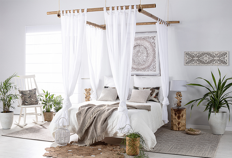 Sypialnia boho