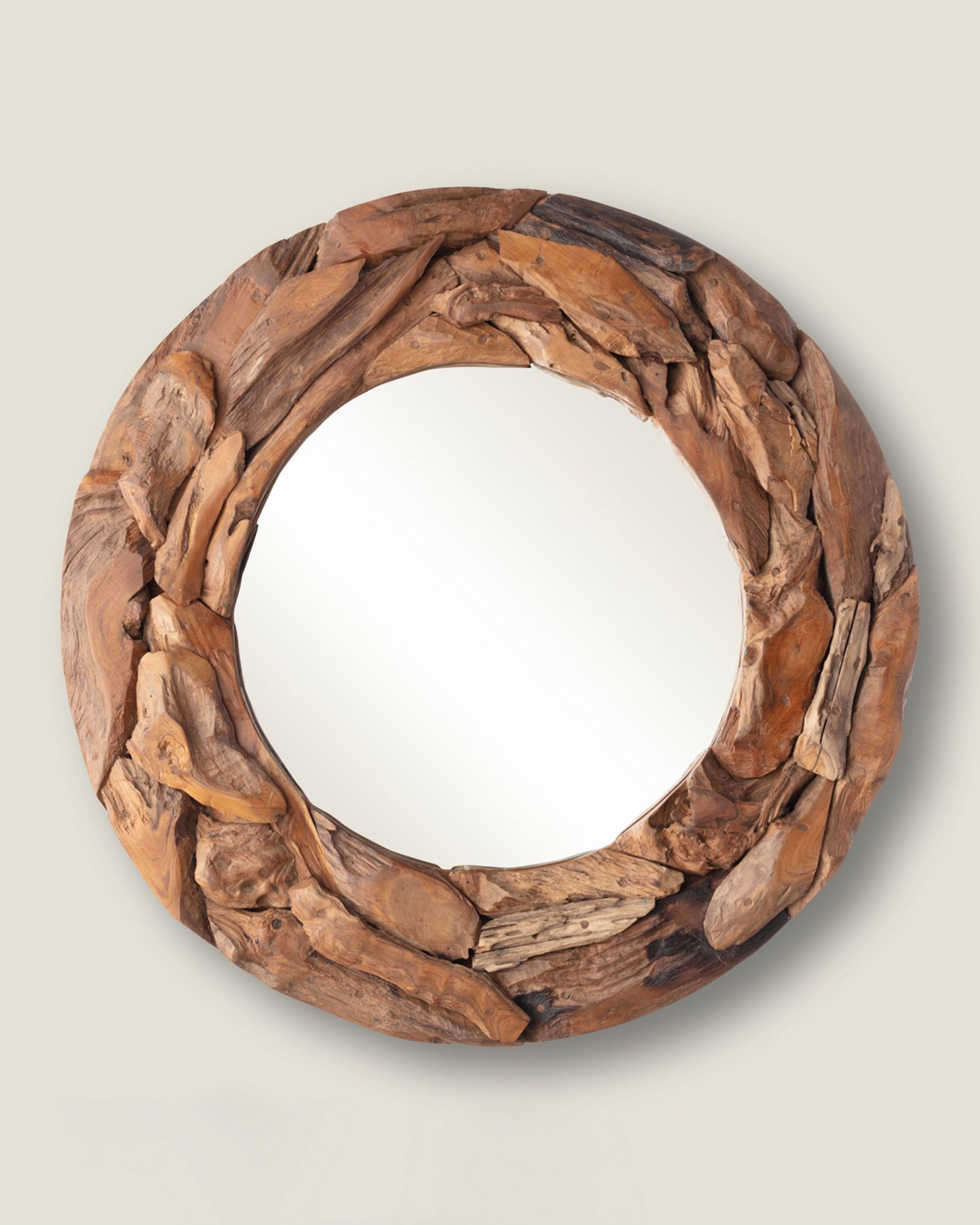 Oglindă Driftwood ⌀100 cm