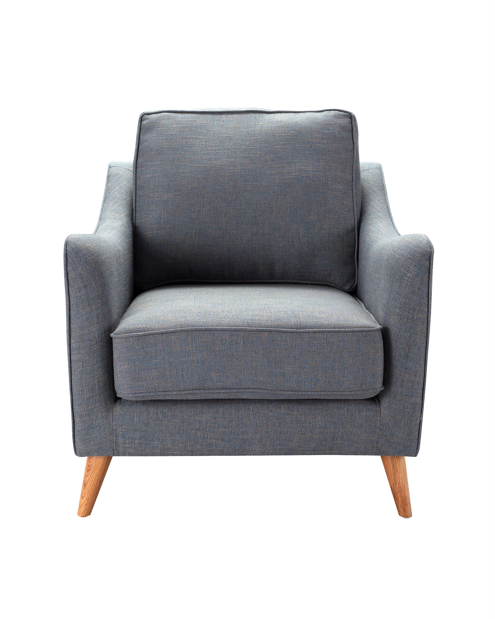 Fotoliu Venuste denim blue/brown (hover)