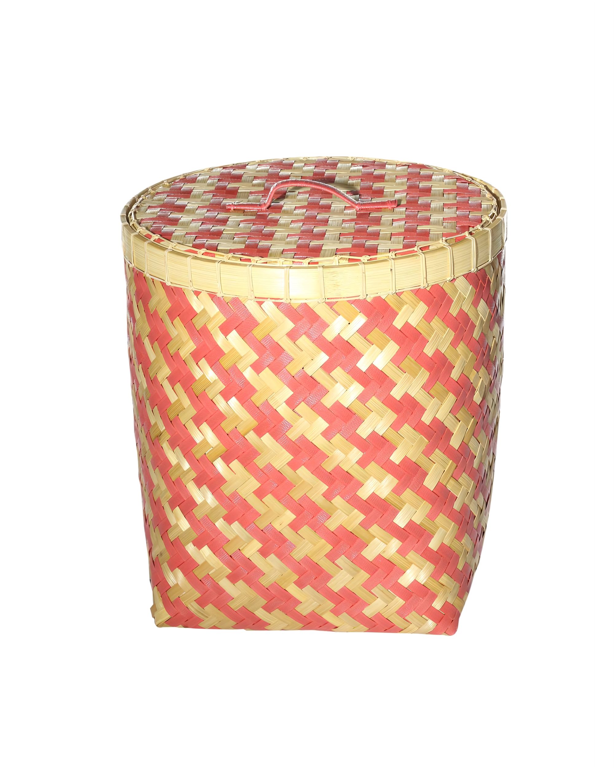 Coșuri cu capac Stripes 45x47cm