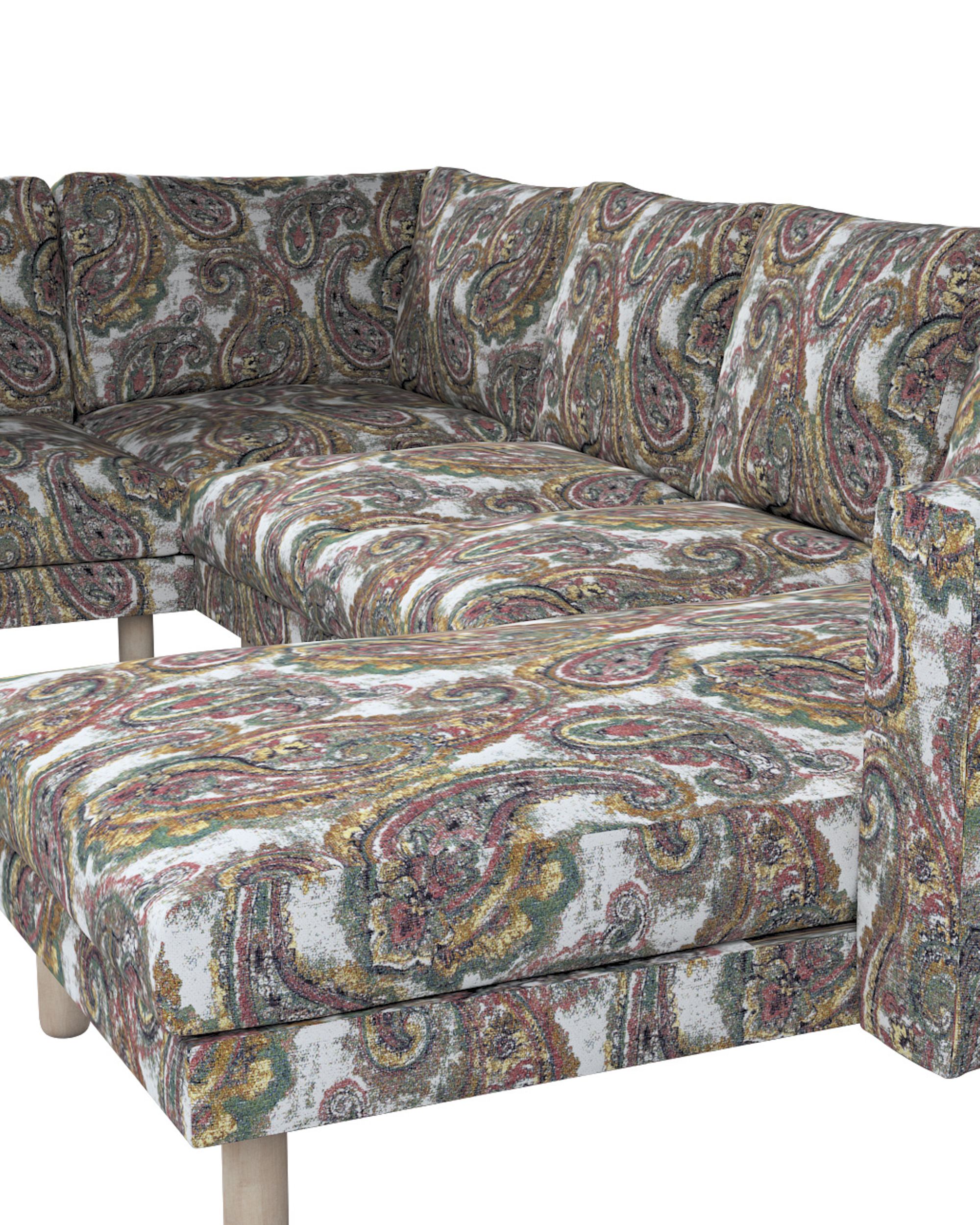 Husă pentru canapea de colț Norsborg cu 5 locuri și șezlong Norsborg culoare multicolor Țesătură împletitură, cu model (hover)