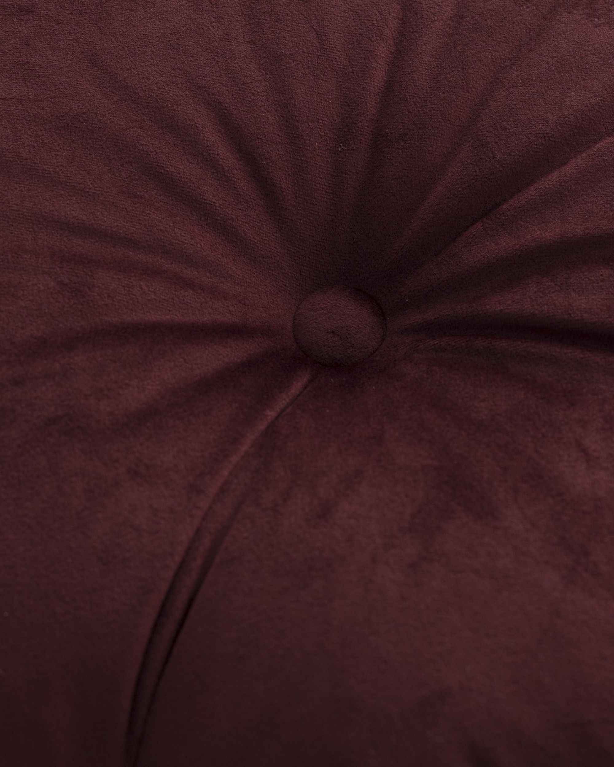 Pernă pătrată Velvet cu nasture culoare roșu Țesătură gloss, catifea (hover)