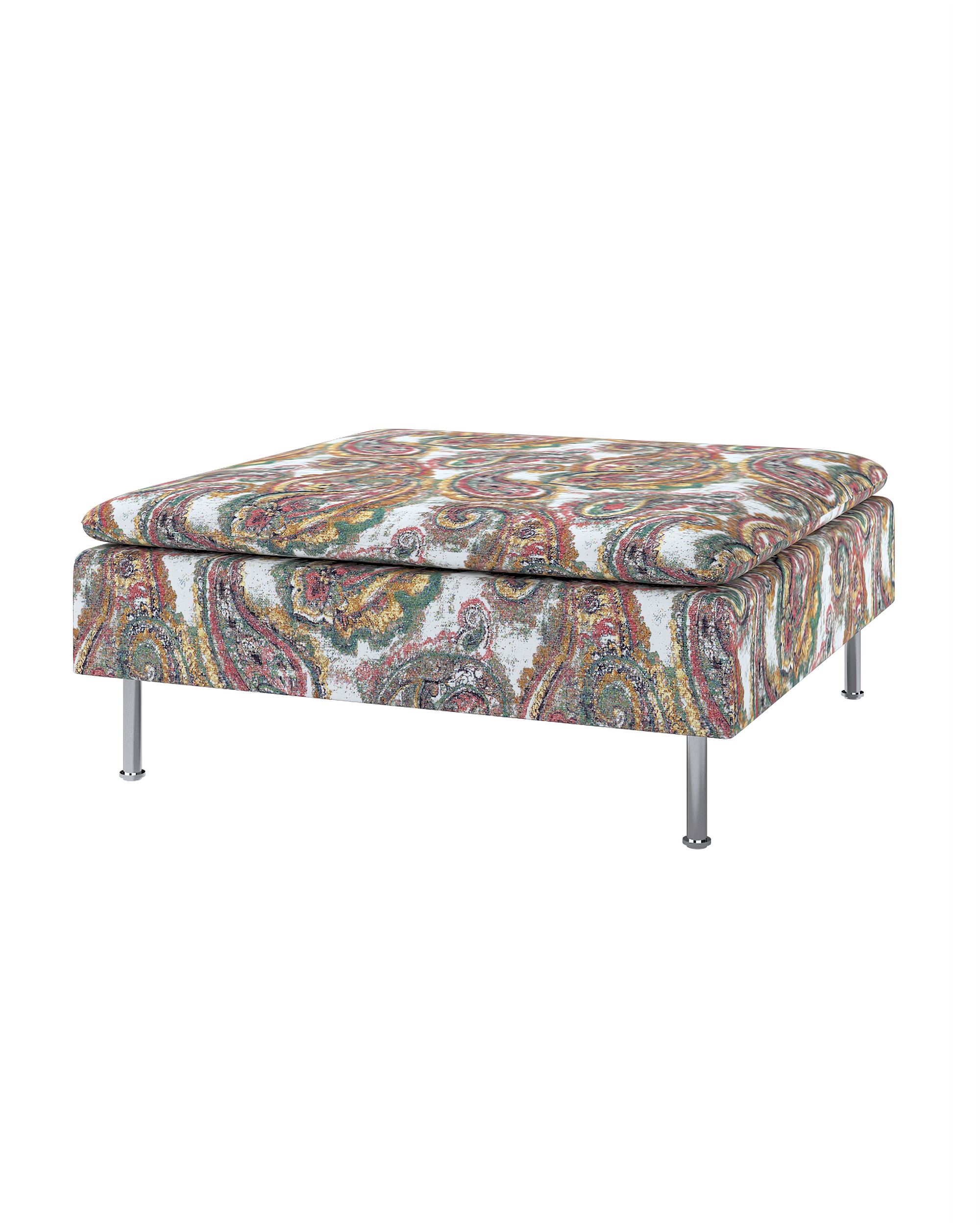 Husă pentru suportul pentru picioare Söderhamn culoare multicolor Țesătură împletitură, cu model