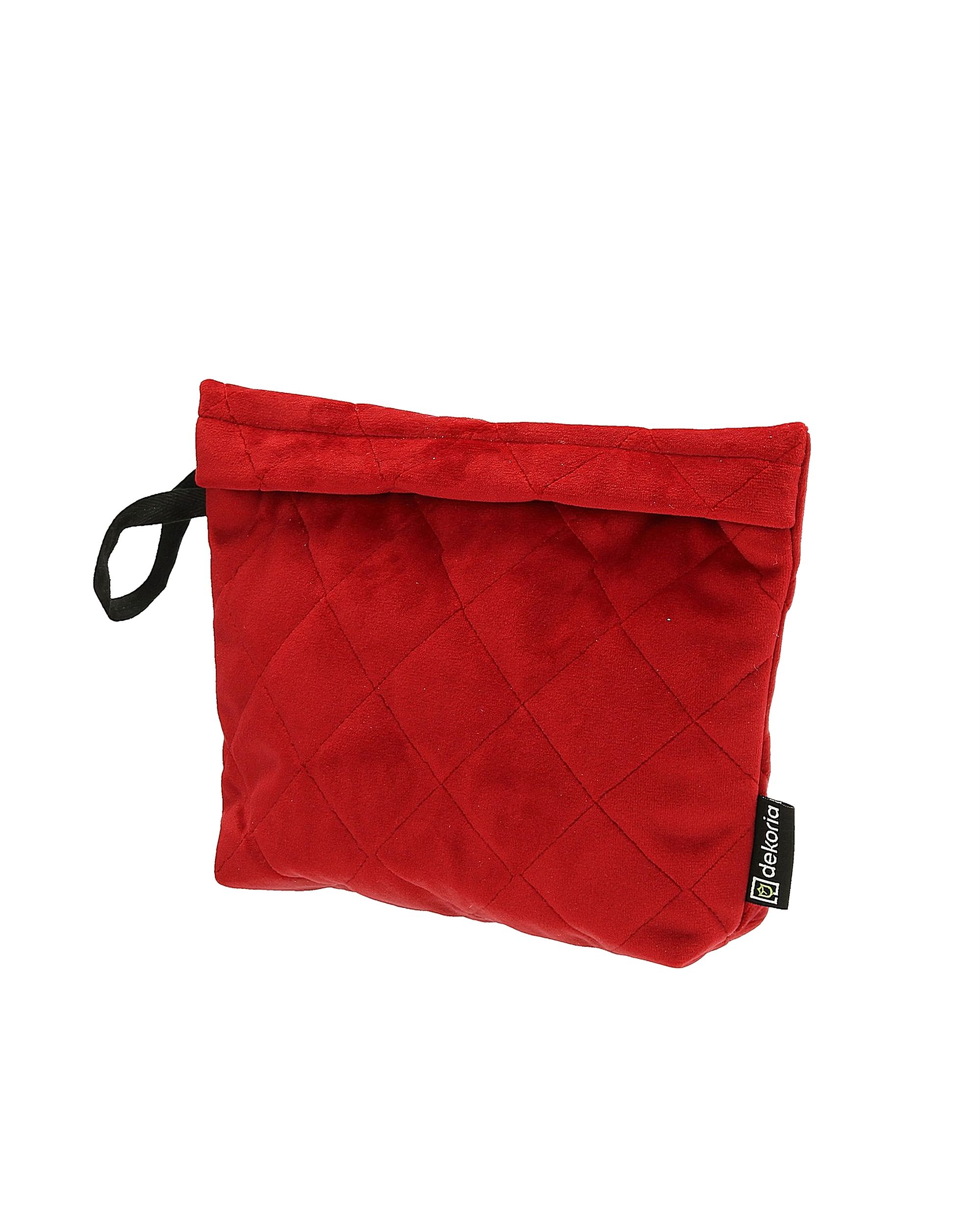 Portfard – etui Velvet culoare roșu Țesătură gloss, catifea