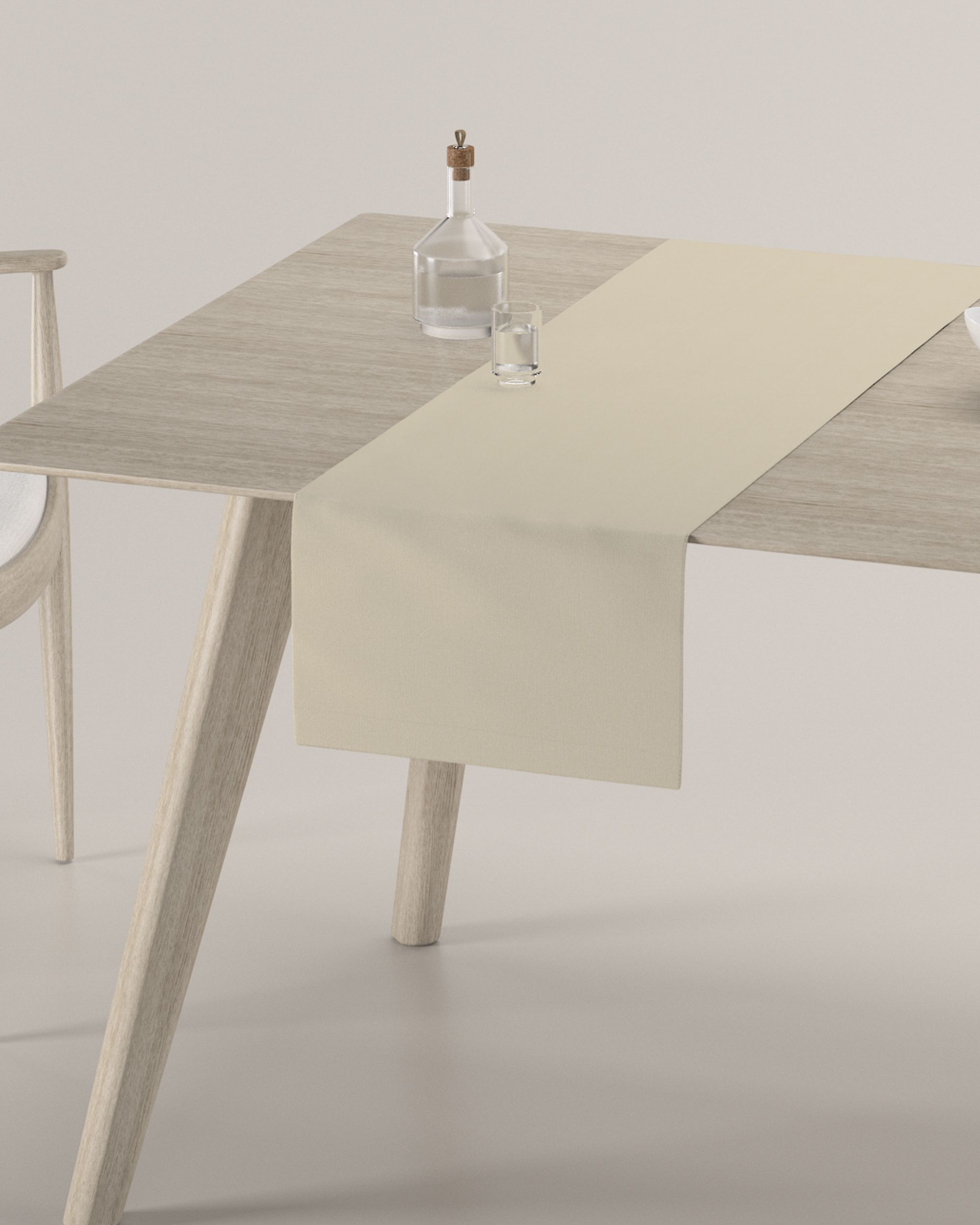 Traversa de masa culoare bej (hover)