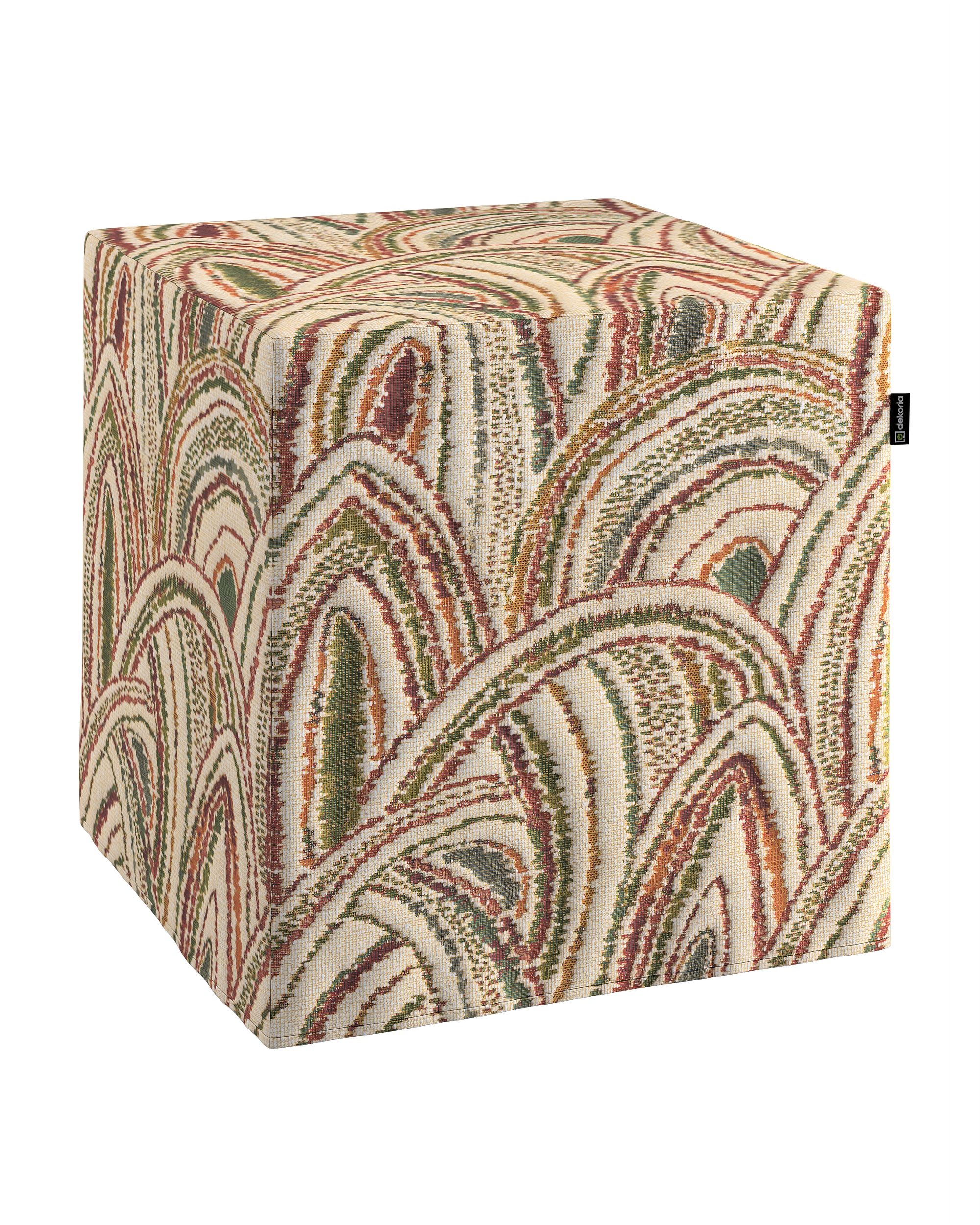 Husa Cub culoare multicolor Țesătură împletitură, cu model