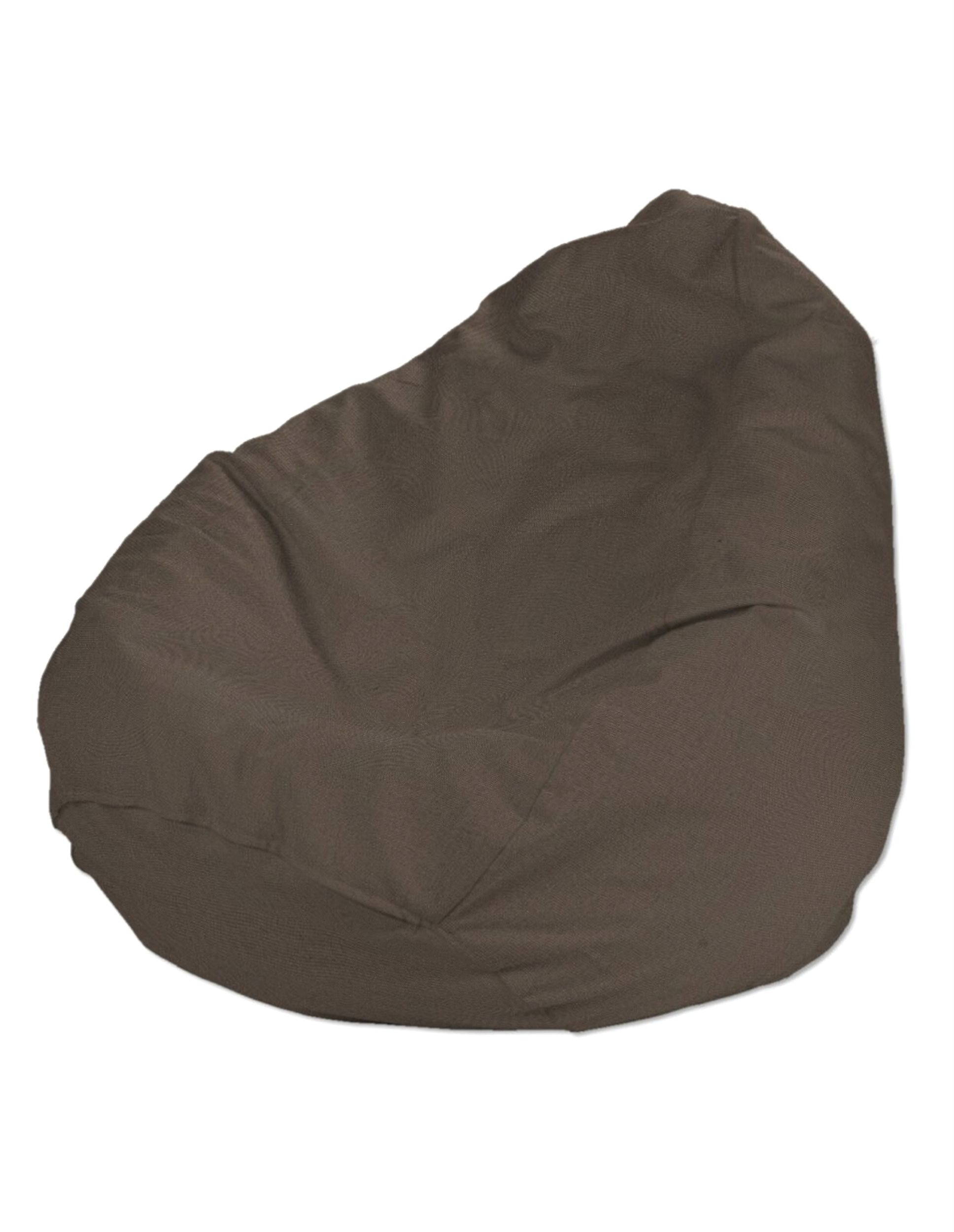 Husa tip Beanbag culoare maro Țesătură împletitură