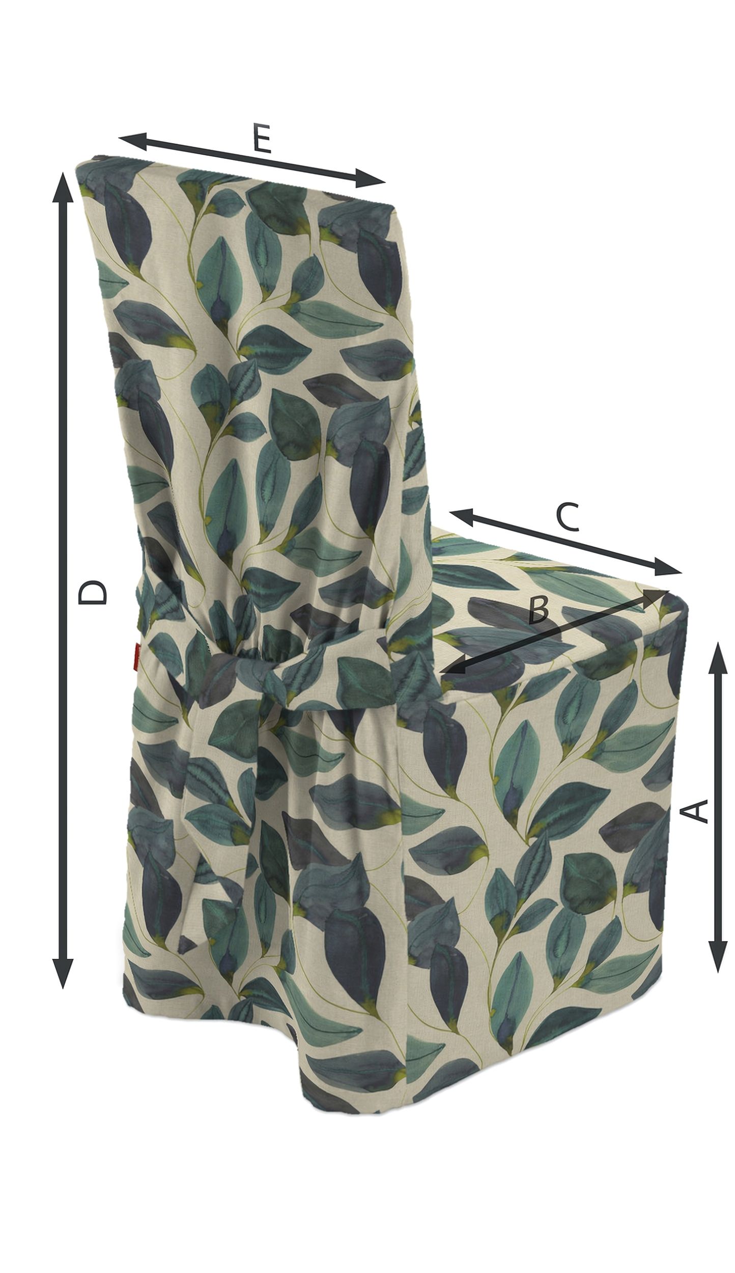 Huse pentru scaun culoare verde Țesătură cu model (hover)
