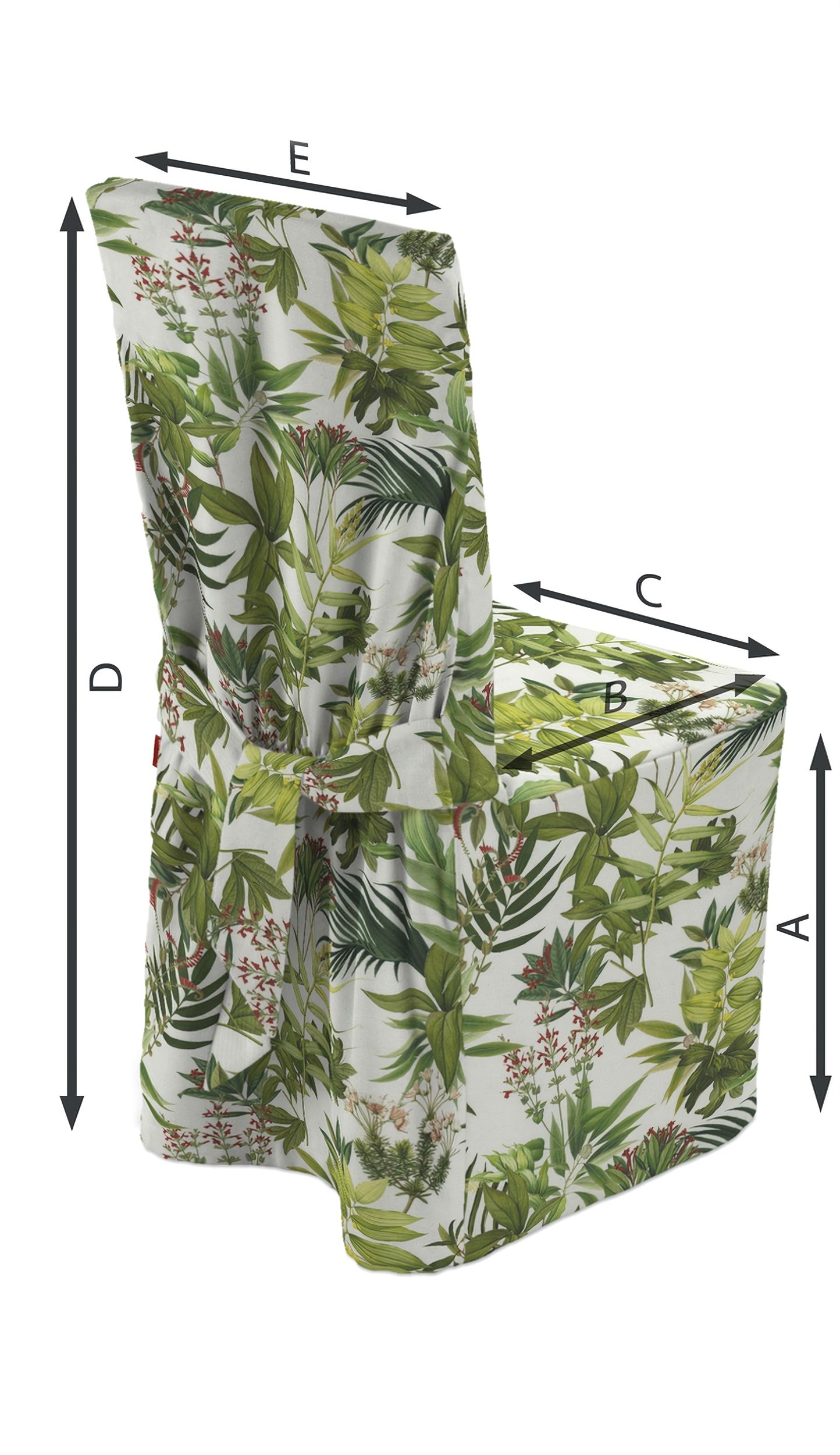Huse pentru scaun culoare verde Țesătură cu model (hover)