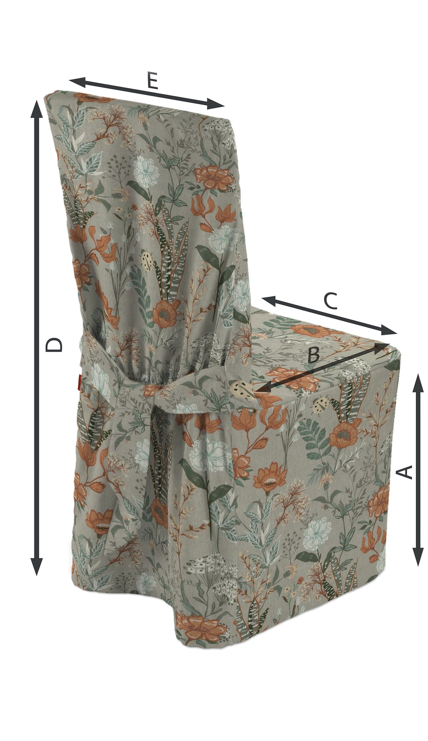 Huse pentru scaun culoare multicolor Țesătură cu model (hover)