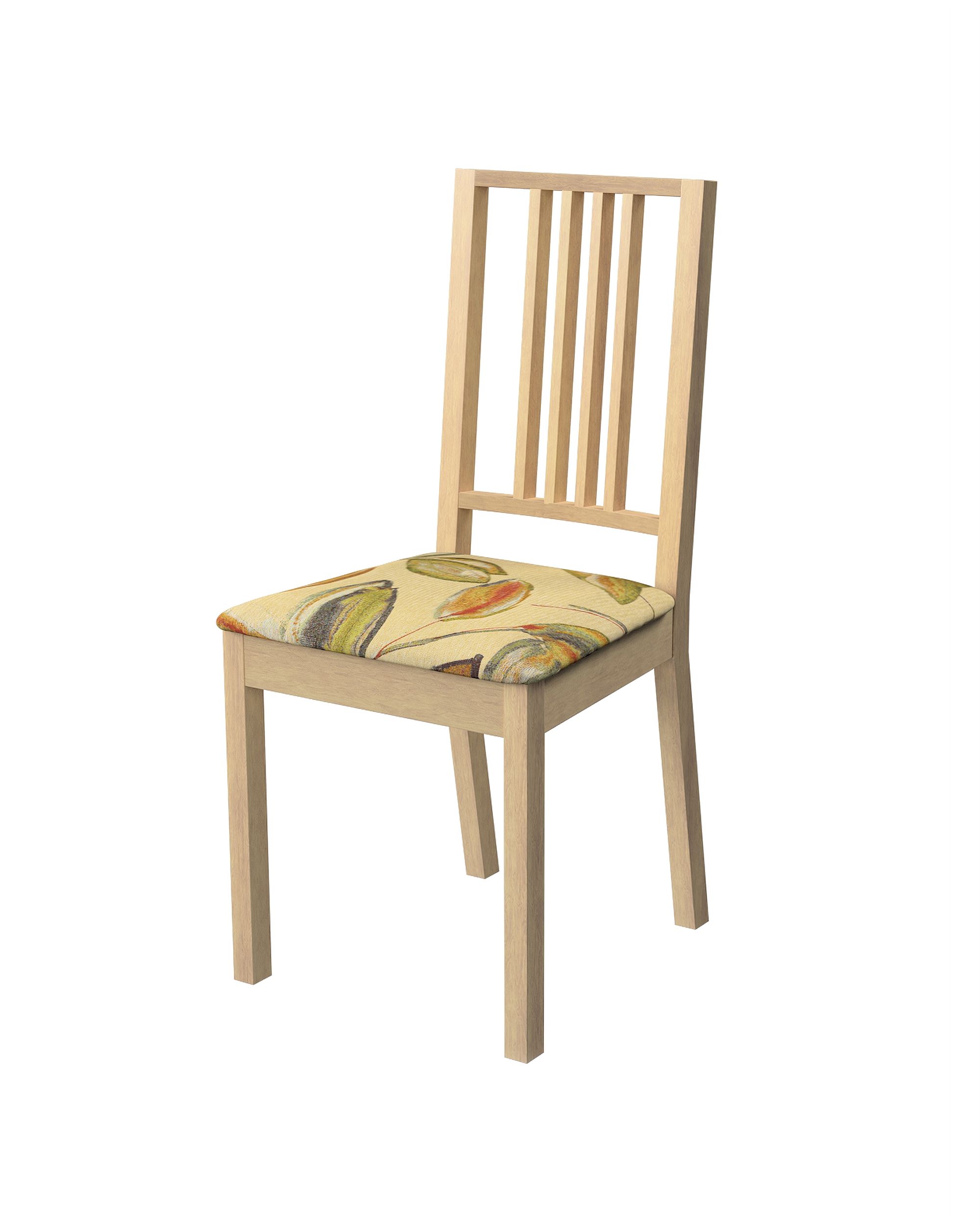 Husa scaun Ikea Börje culoare bej Țesătură împletitură, cu model
