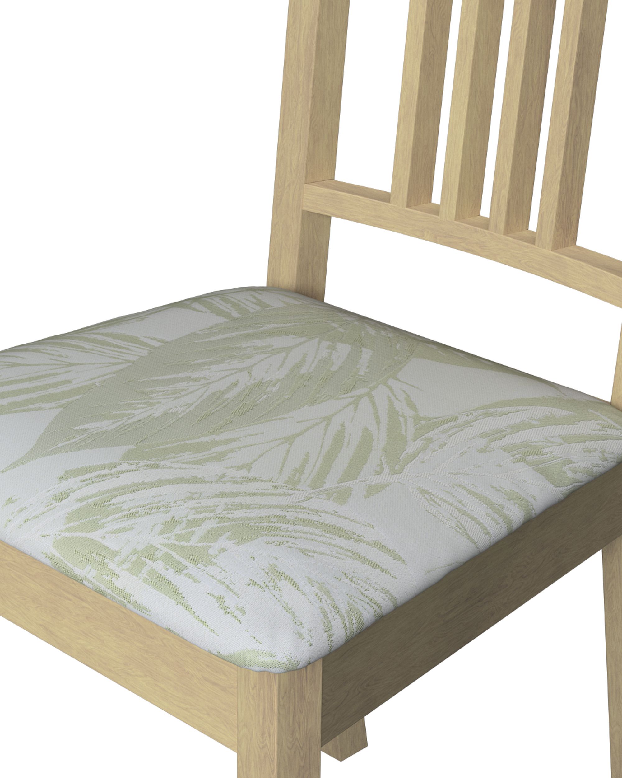 Husa scaun Ikea Börje culoare verde Țesătură gloss, împletitură, cu model (hover)