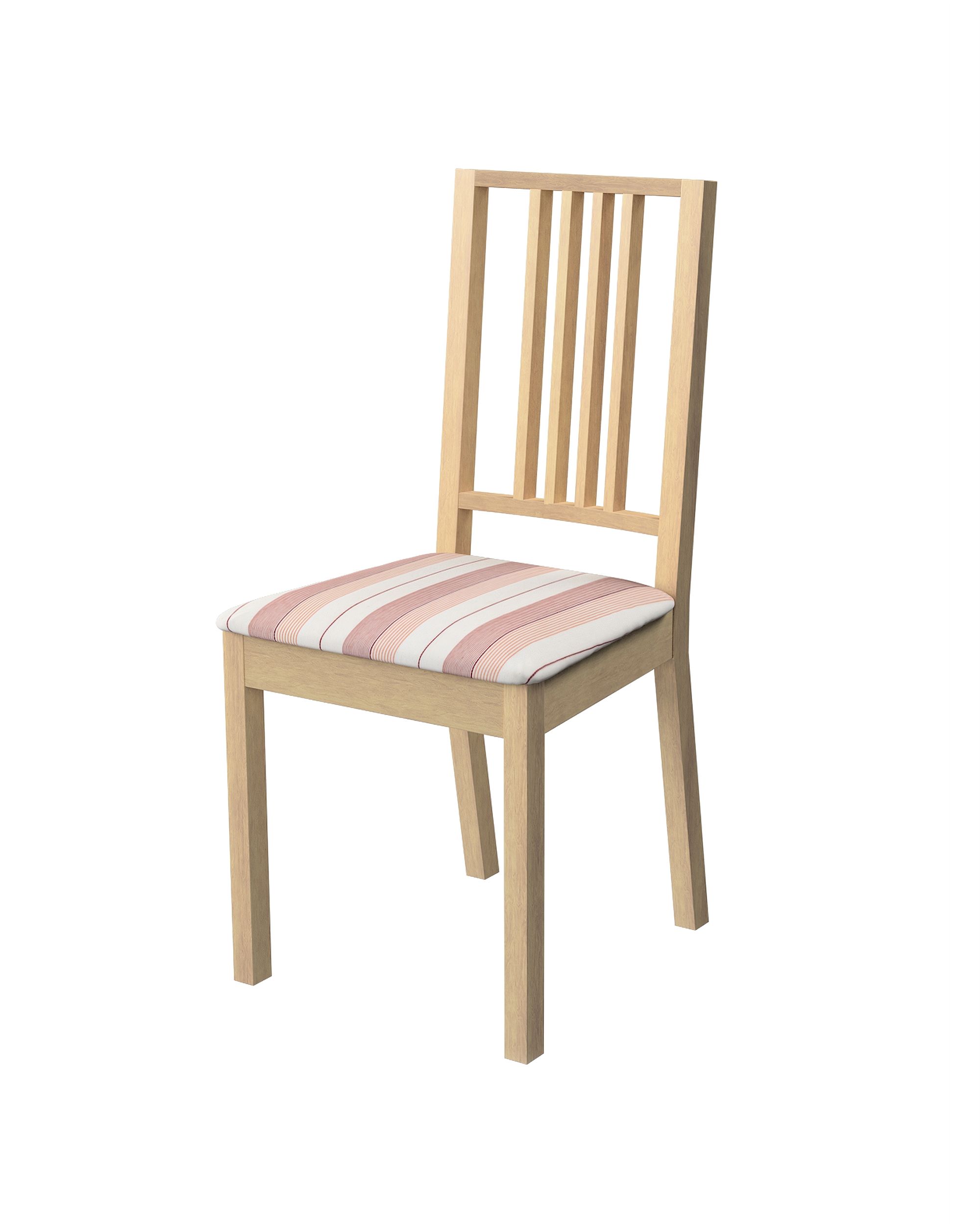 Husa scaun Ikea Börje culoare roșu Țesătură împletitură, cu model