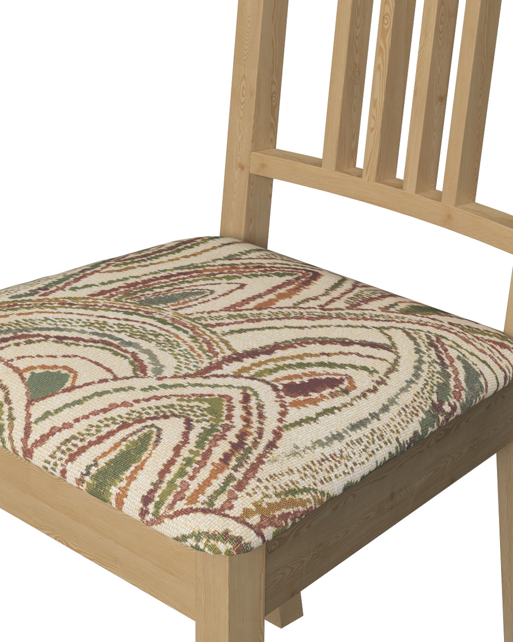Husa scaun Ikea Börje culoare multicolor Țesătură împletitură, cu model (hover)