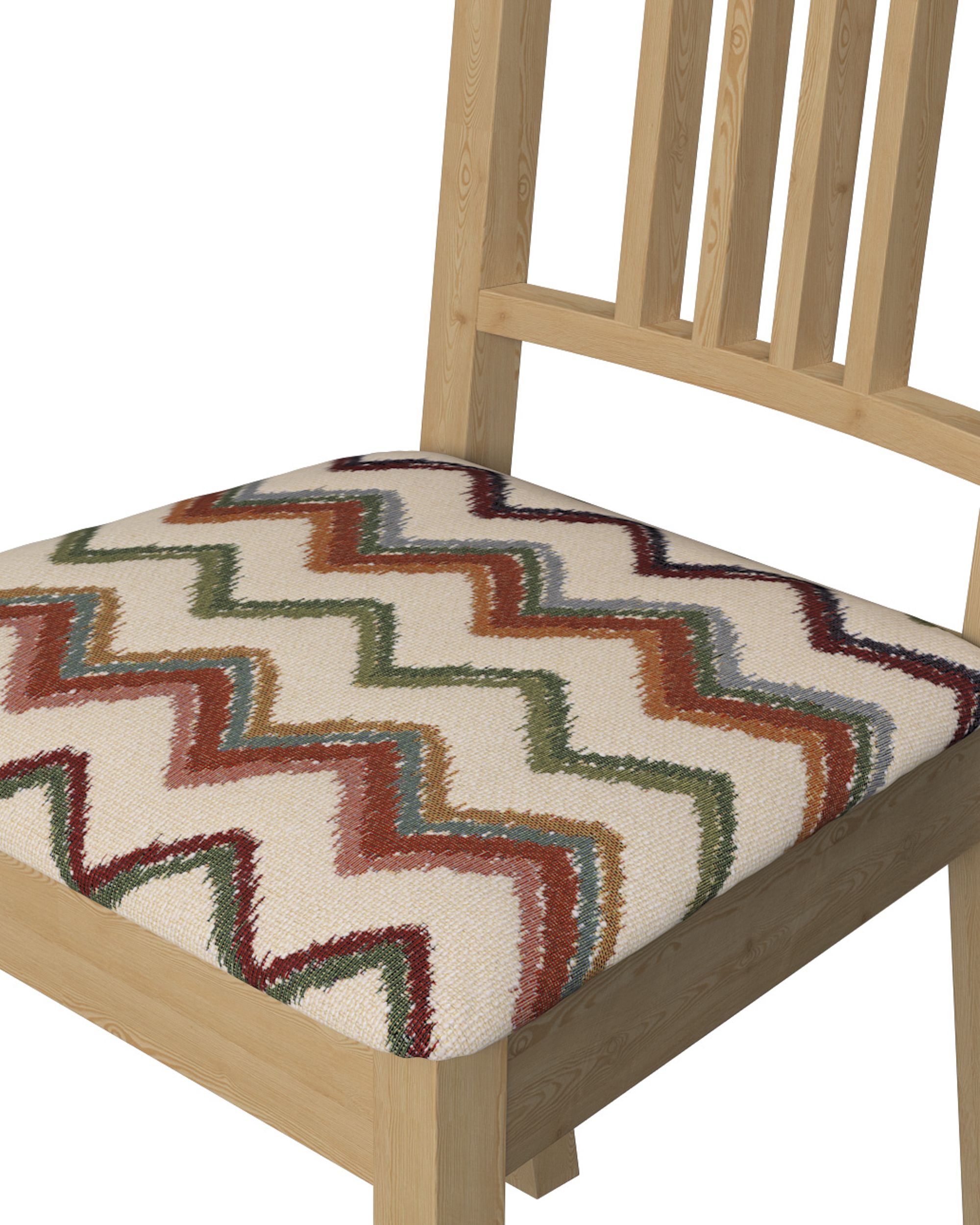 Husa scaun Ikea Börje culoare multicolor Țesătură împletitură, cu model (hover)
