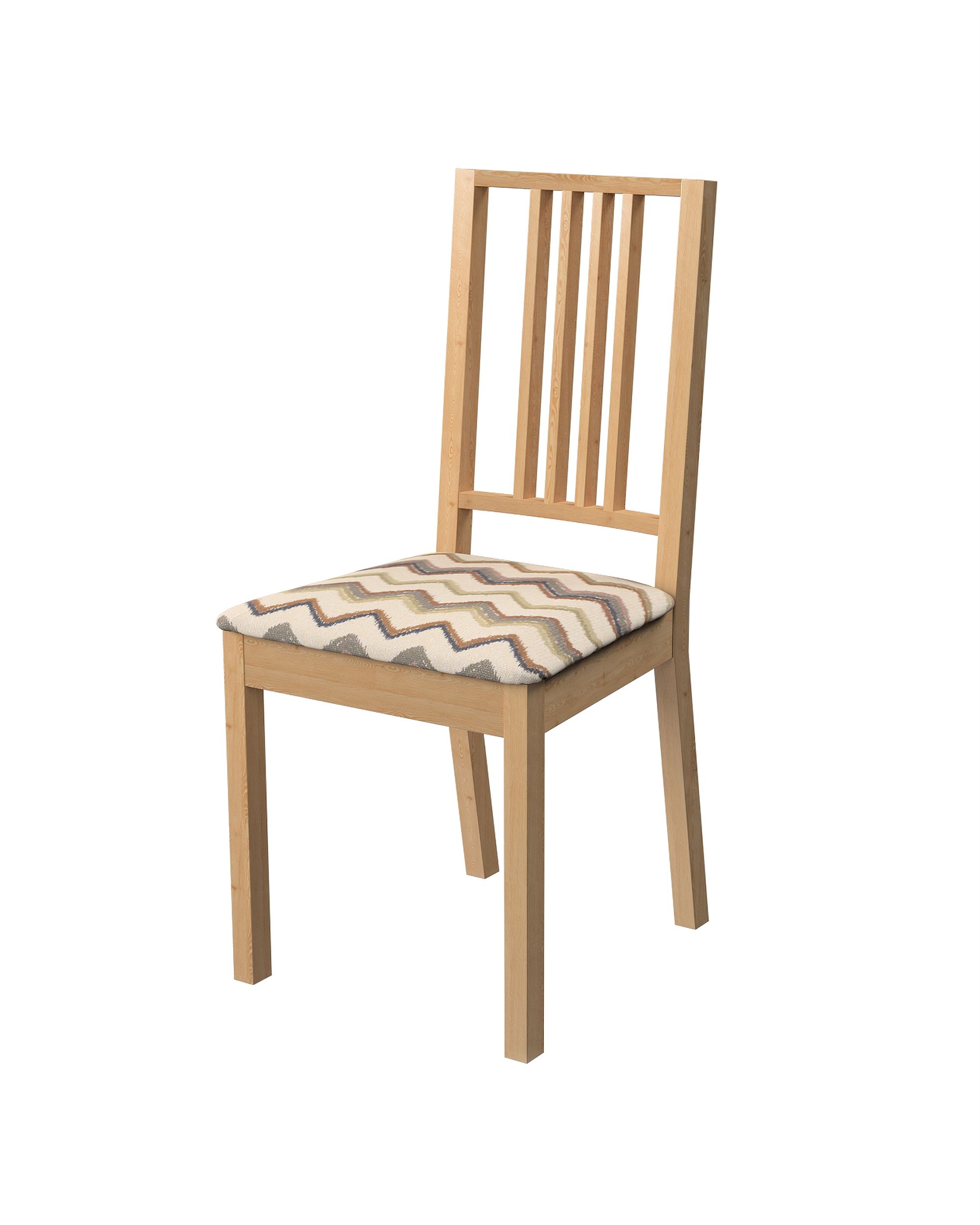 Husa scaun Ikea Börje culoare bej Țesătură împletitură, cu model