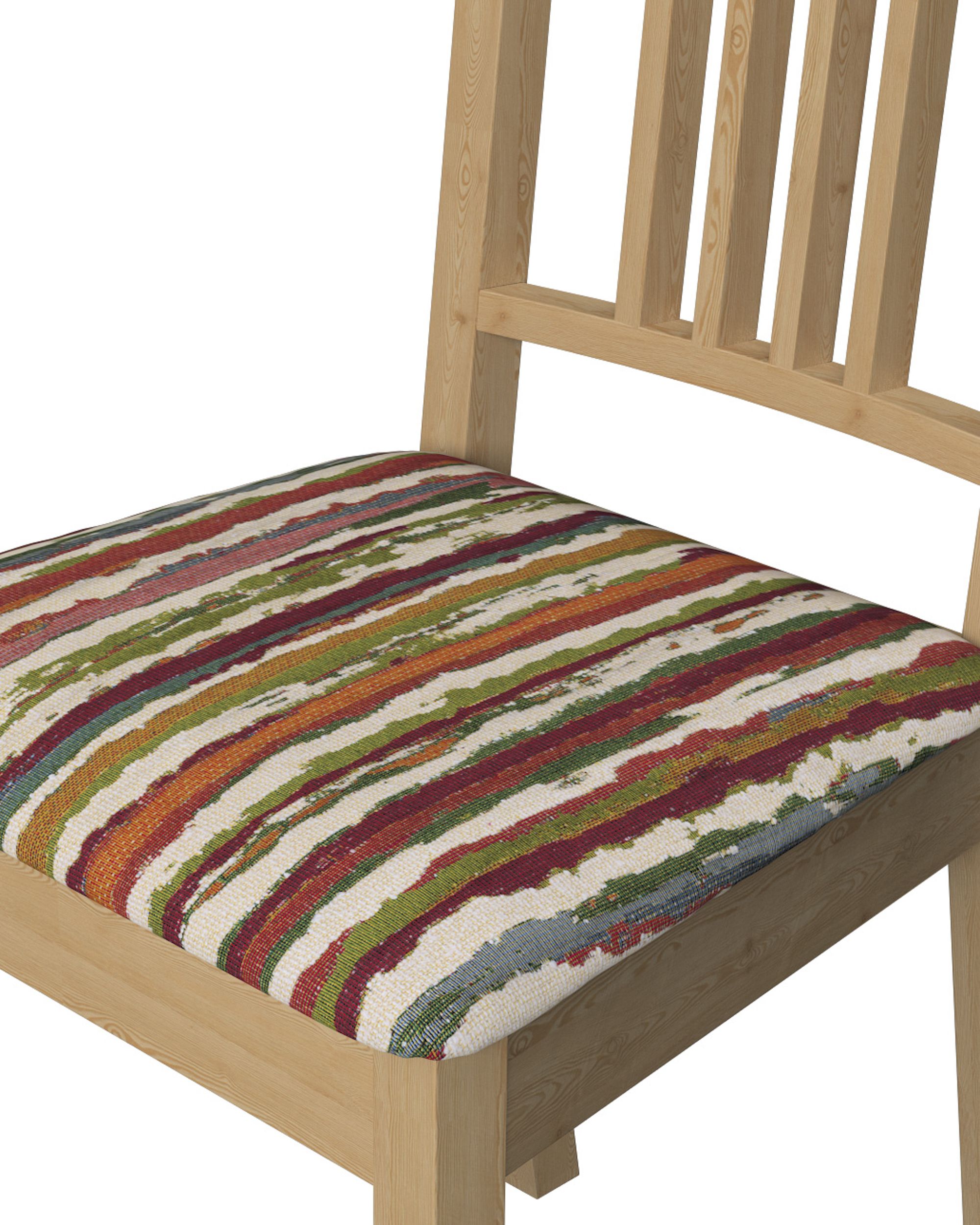 Husa scaun Ikea Börje culoare multicolor Țesătură împletitură, cu model (hover)