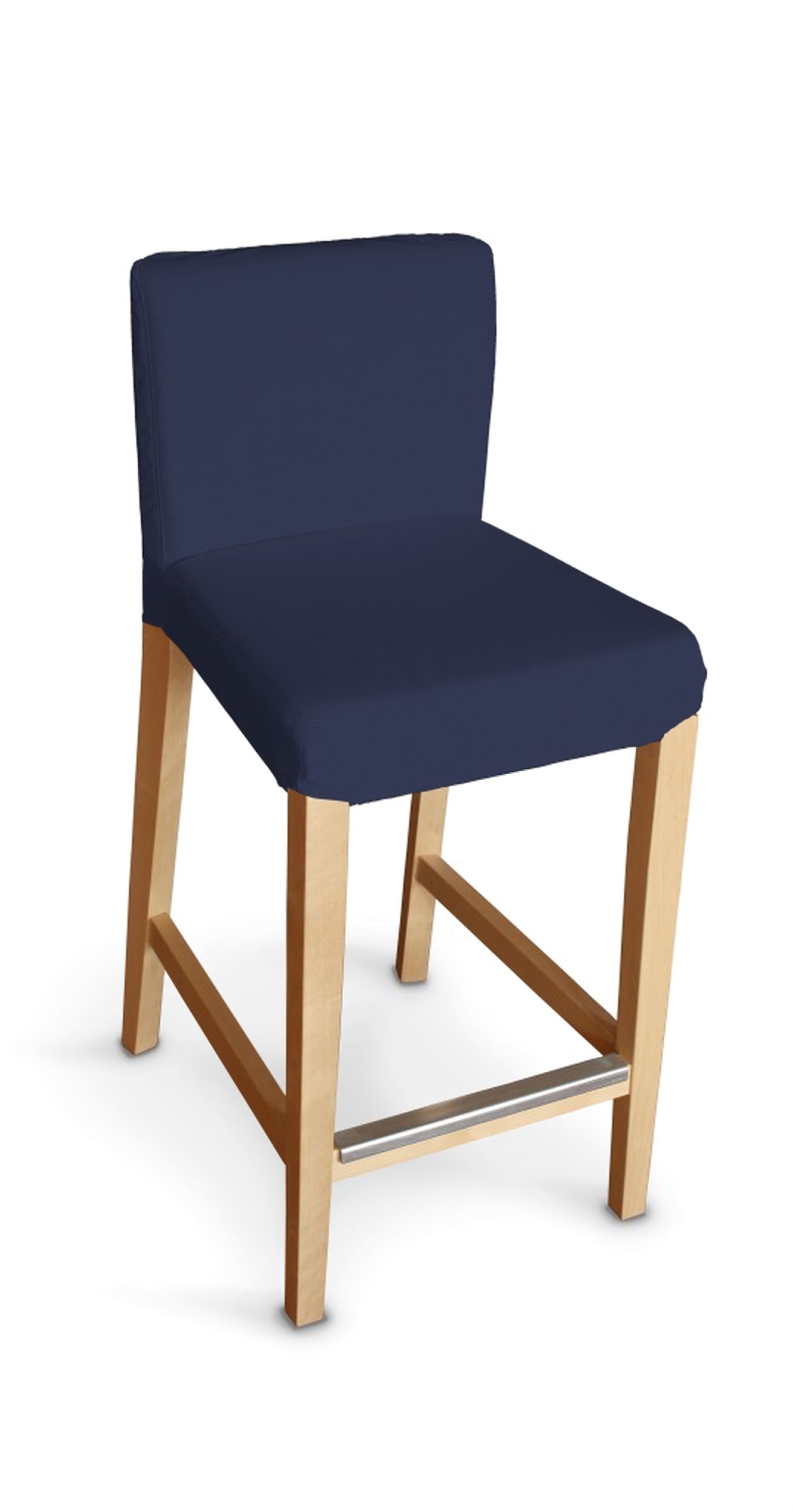 Husa taburet bar Ikea Henriksdal culoare bleumarin