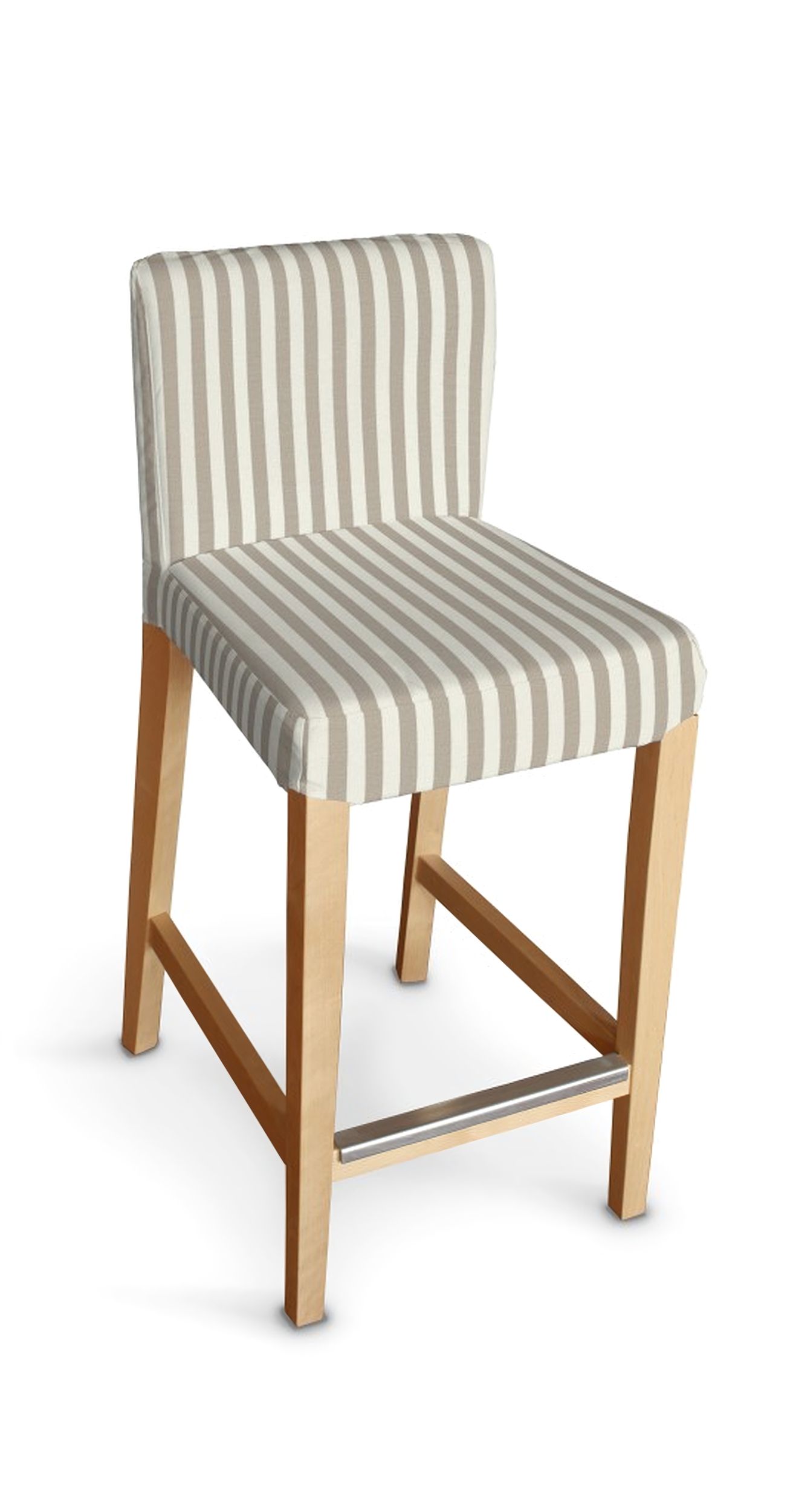 Husa taburet bar Ikea Henriksdal culoare bej Țesătură cu model