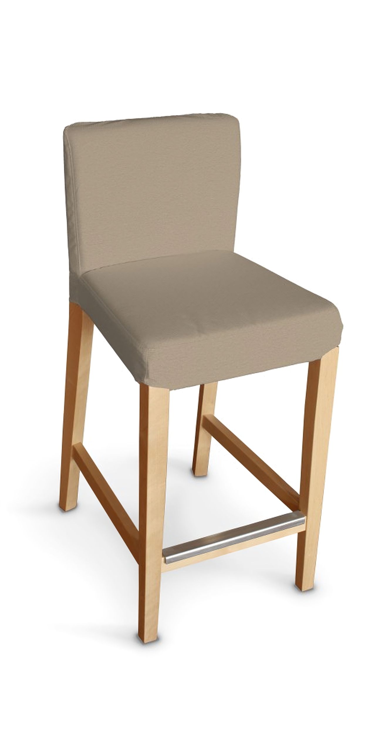 Husa taburet bar Ikea Henriksdal culoare bej