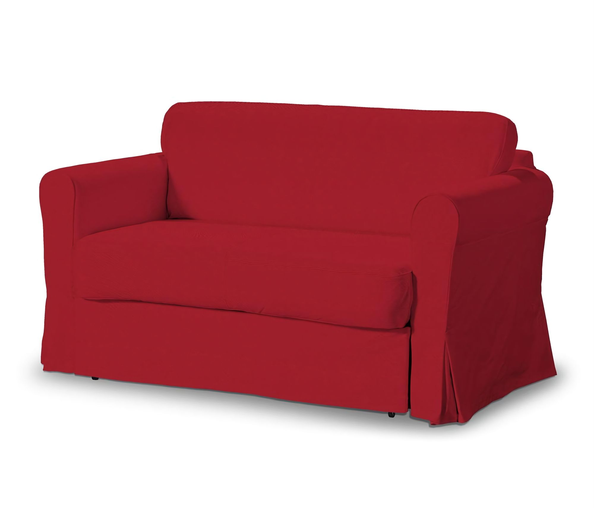 Husa pat-sofa Hagalund culoare roșu Țesătură împletitură