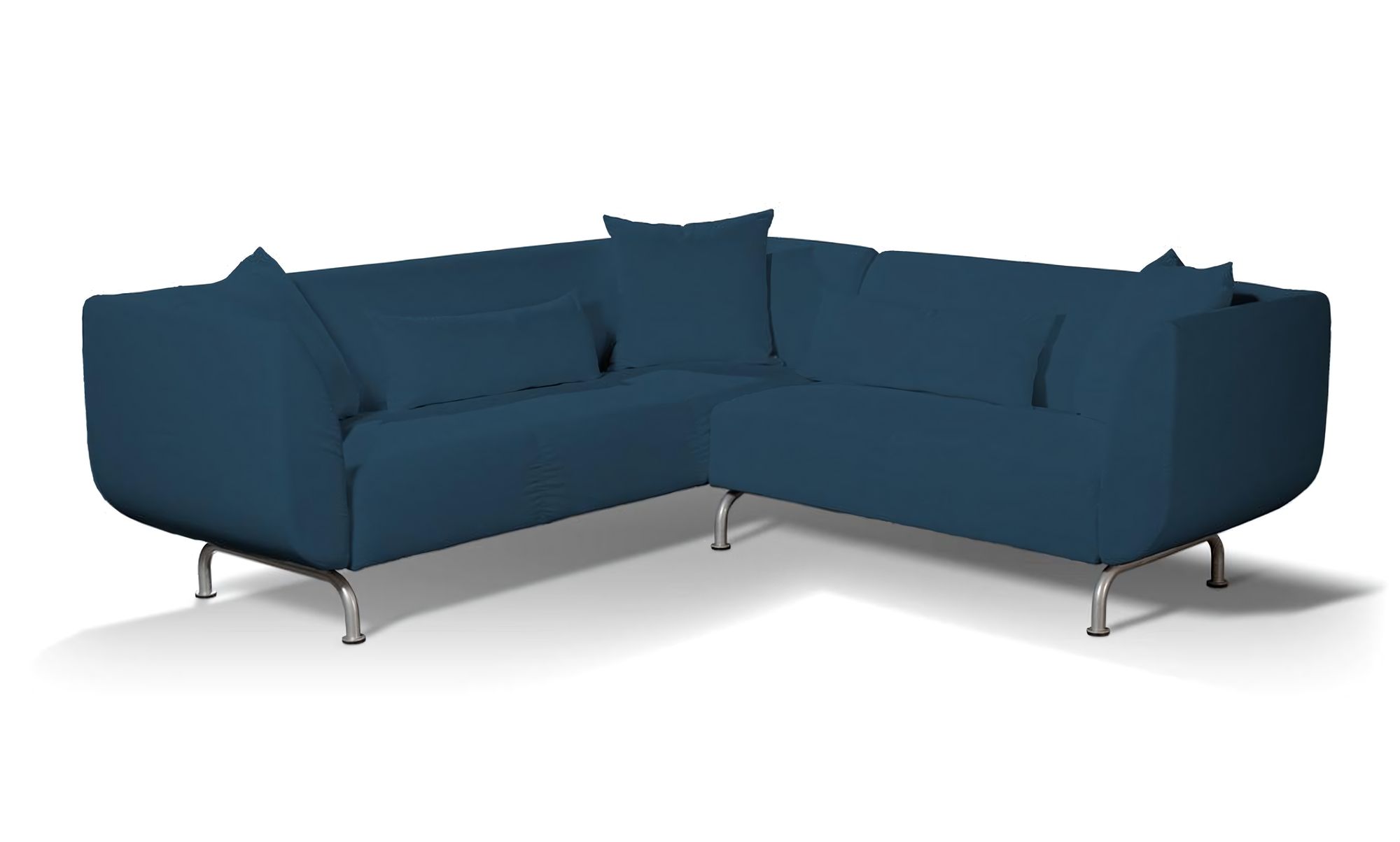 Husa anapea coltar Stromstad 3+2 locuri culoare bleumarin