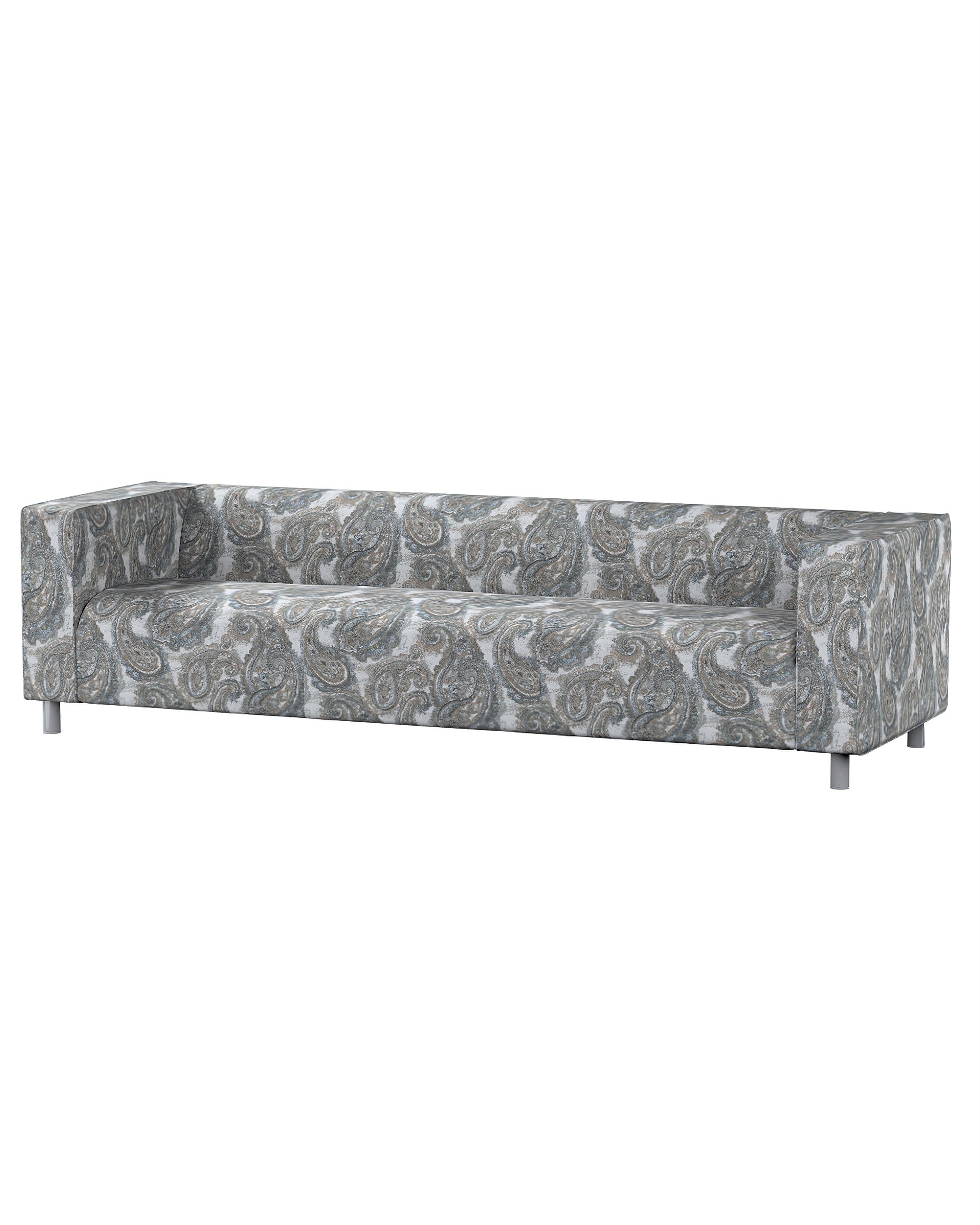 Husa canapea Klippan 4-locuri culoare multicolor Țesătură împletitură, cu model