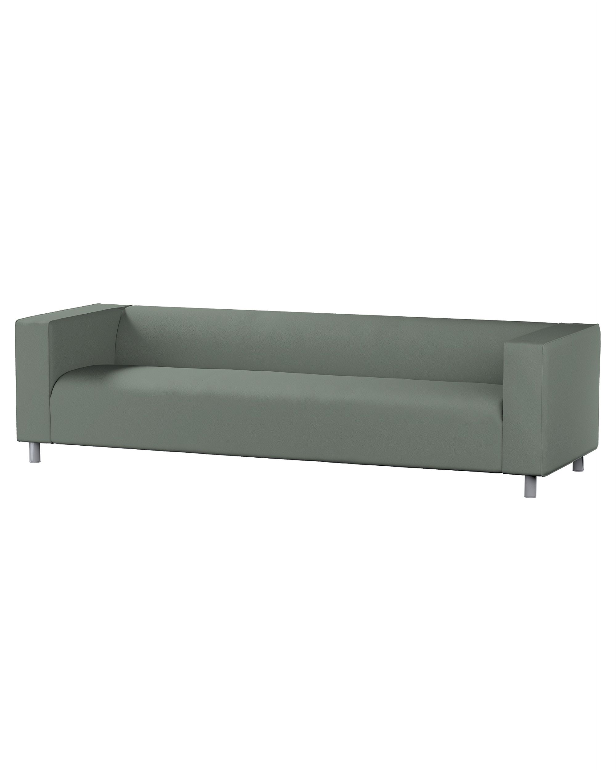 Husa canapea Klippan 4-locuri culoare verde Țesătură împletitură