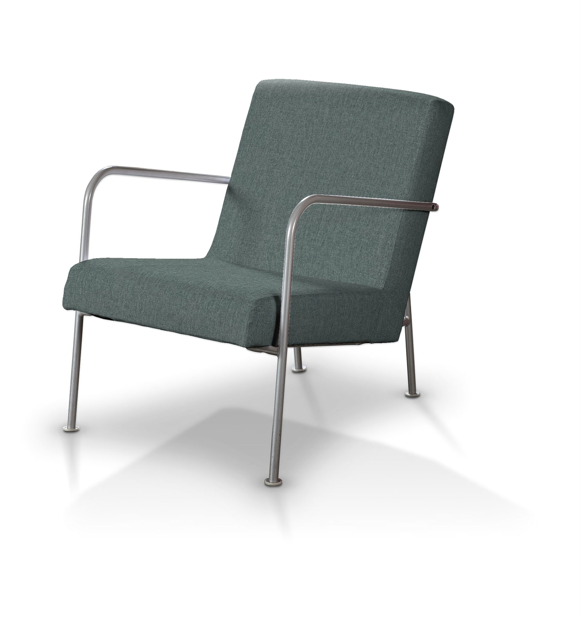 Husa scaun Ikea PS culoare albastru Țesătură împletitură