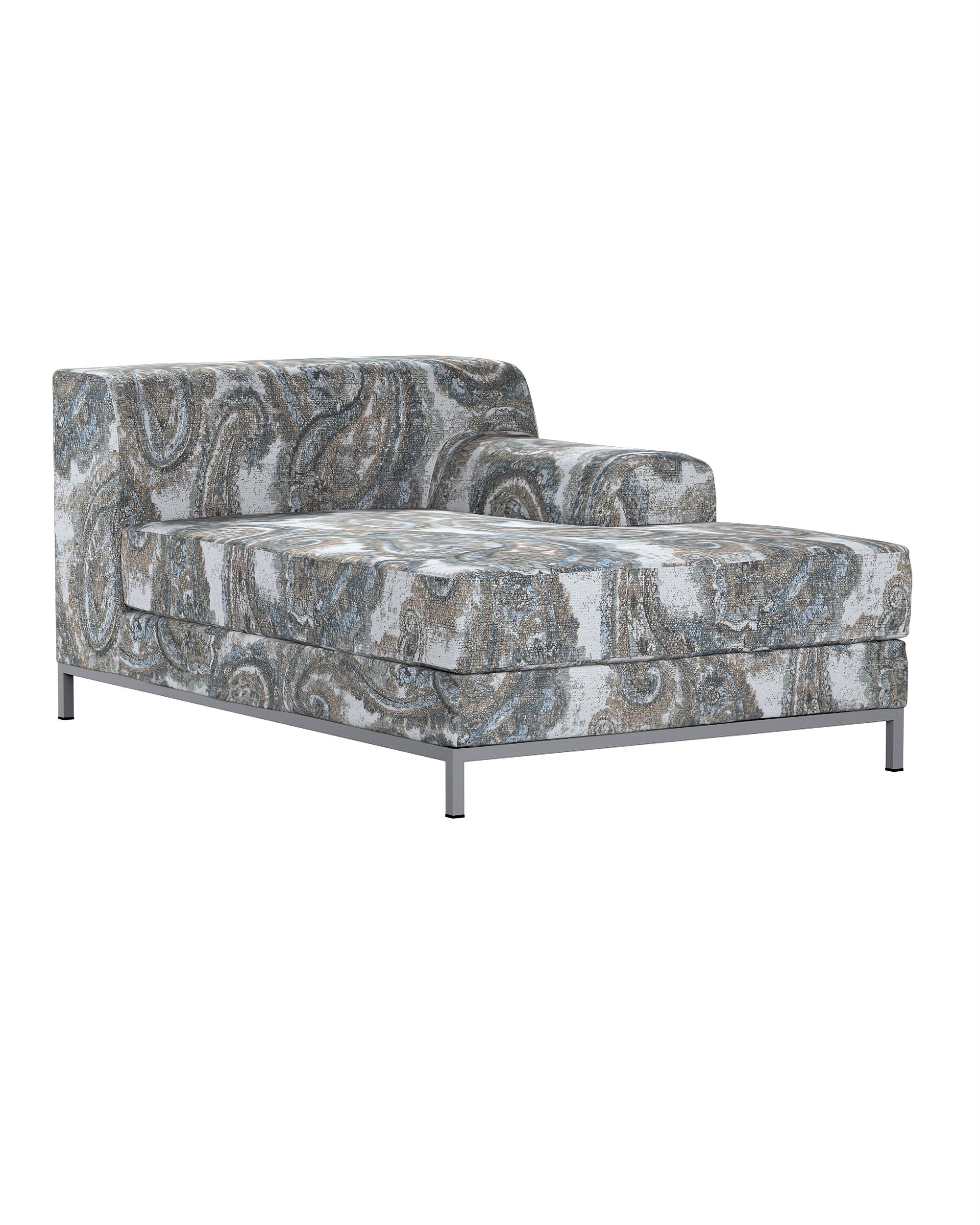 Husa de sezlong (dreapta) Kramfors culoare multicolor Țesătură împletitură, cu model