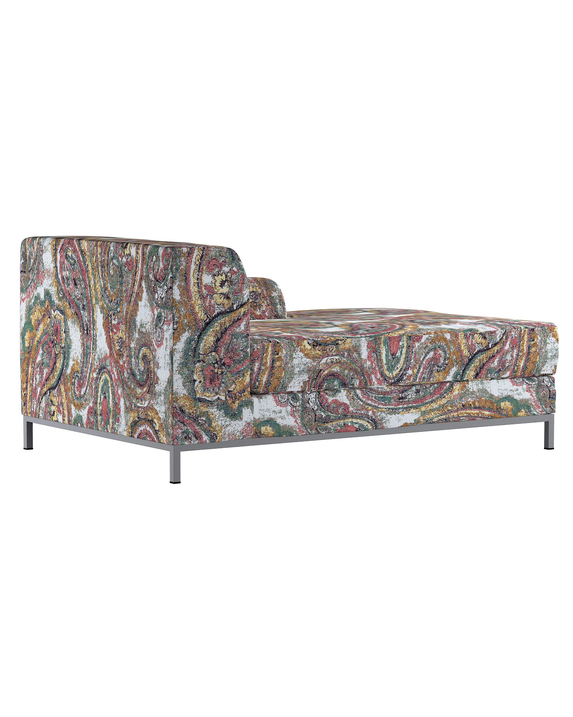 Husa de sezlong (dreapta) Kramfors culoare multicolor Țesătură împletitură, cu model (hover)