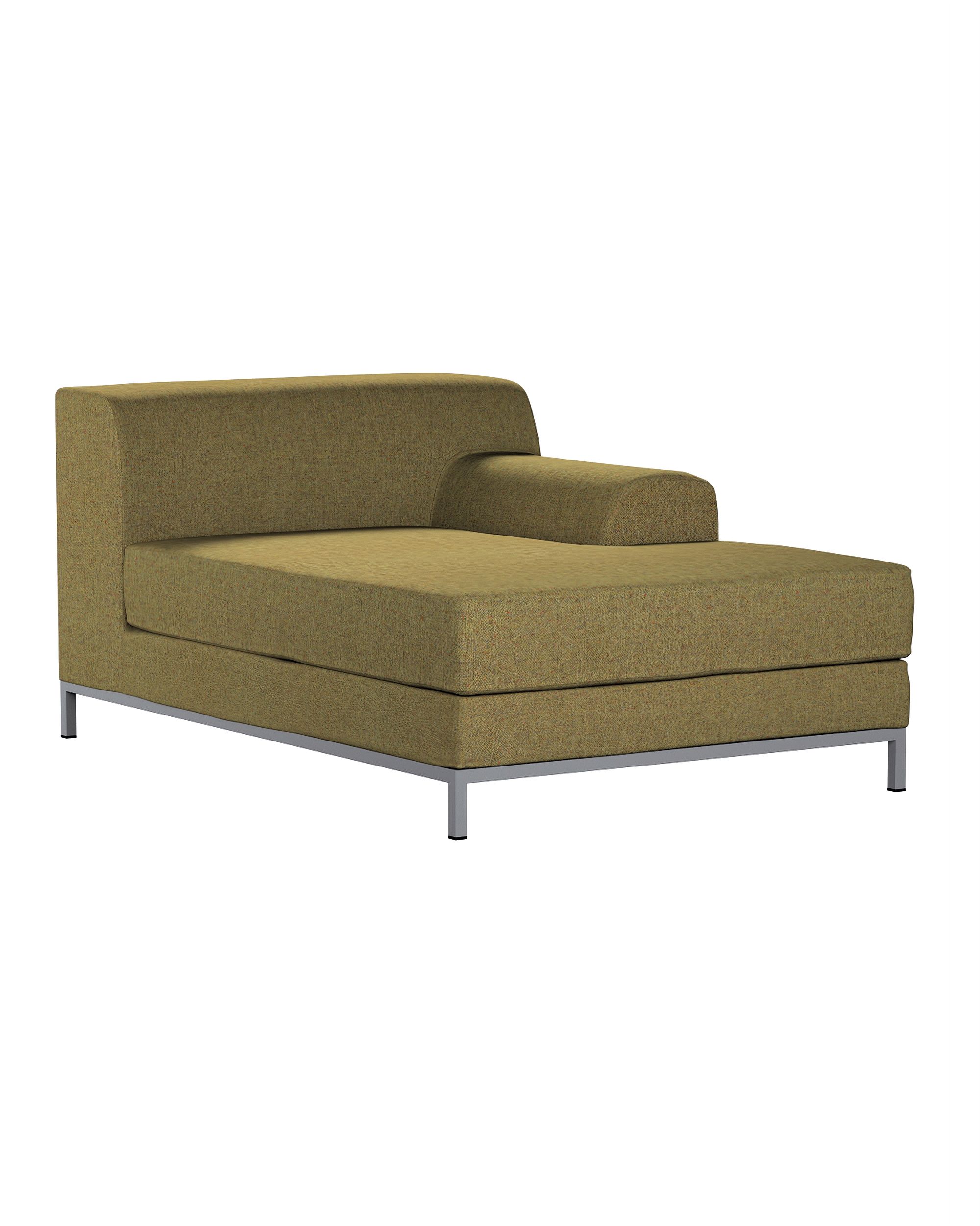 Husa de sezlong (dreapta) Kramfors culoare verde Țesătură împletitură