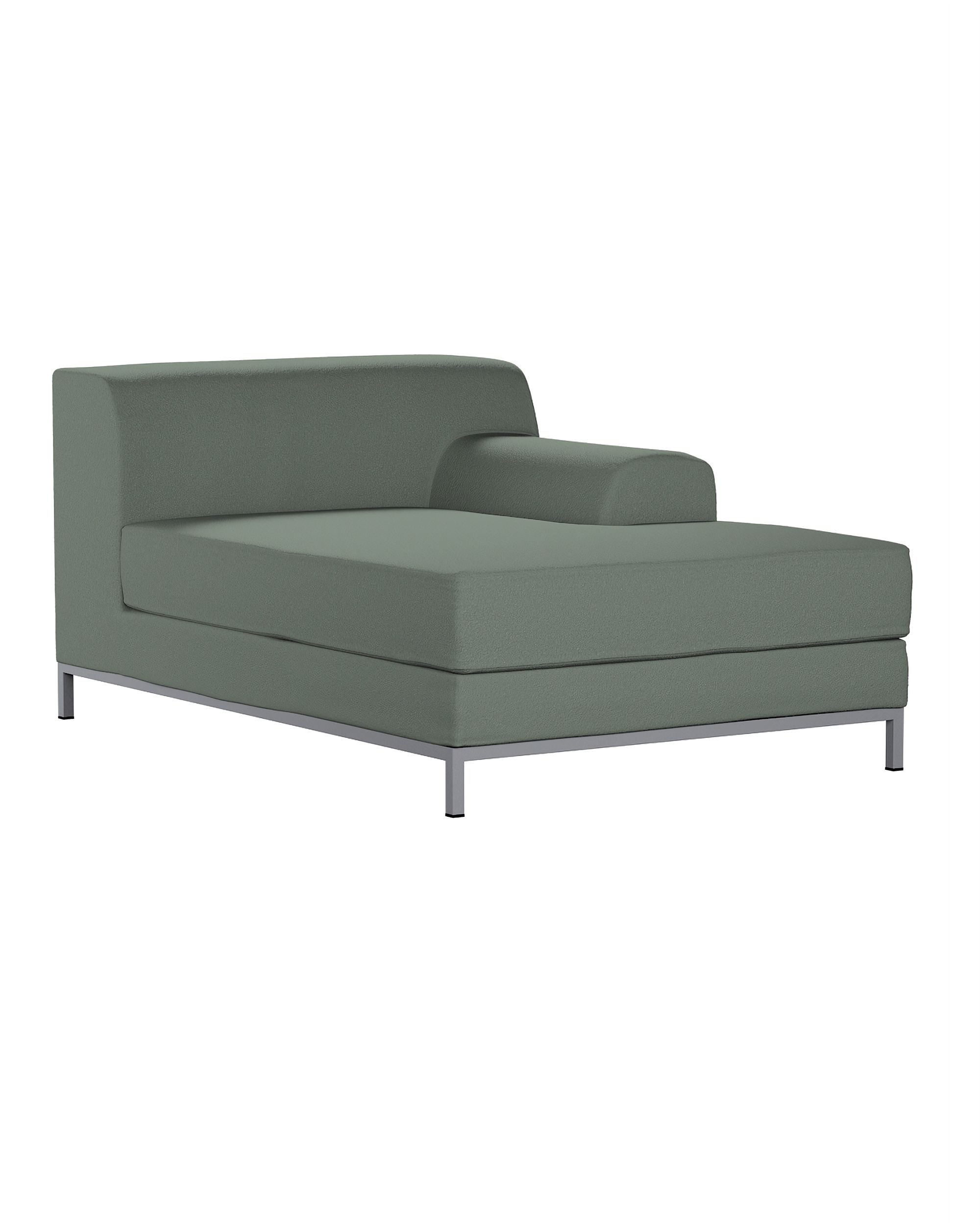 Husa de sezlong (dreapta) Kramfors culoare verde Țesătură împletitură