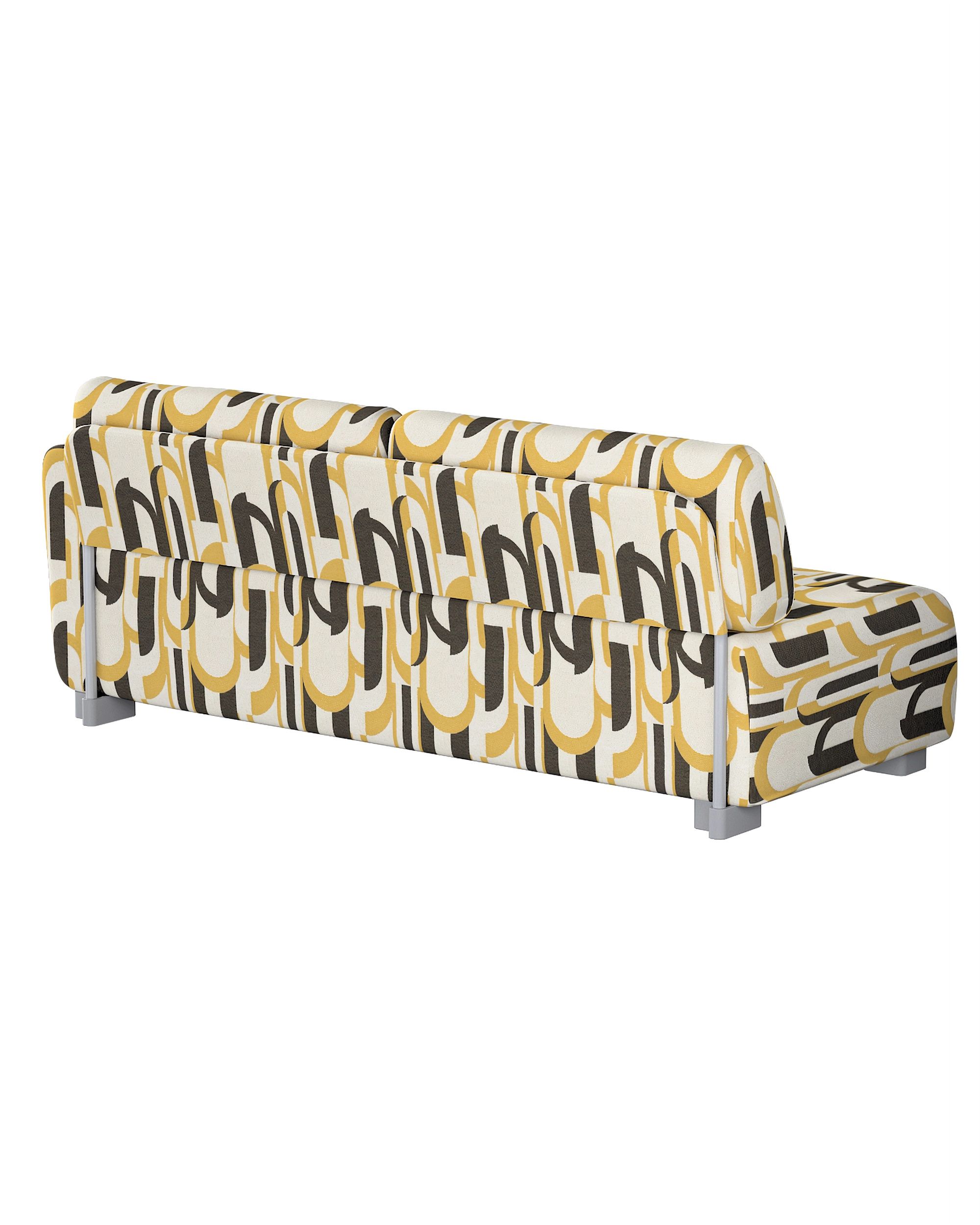 Husa canapea + cotiera Mysinge 2-locuri culoare multicolor Țesătură împletitură, cu model (hover)