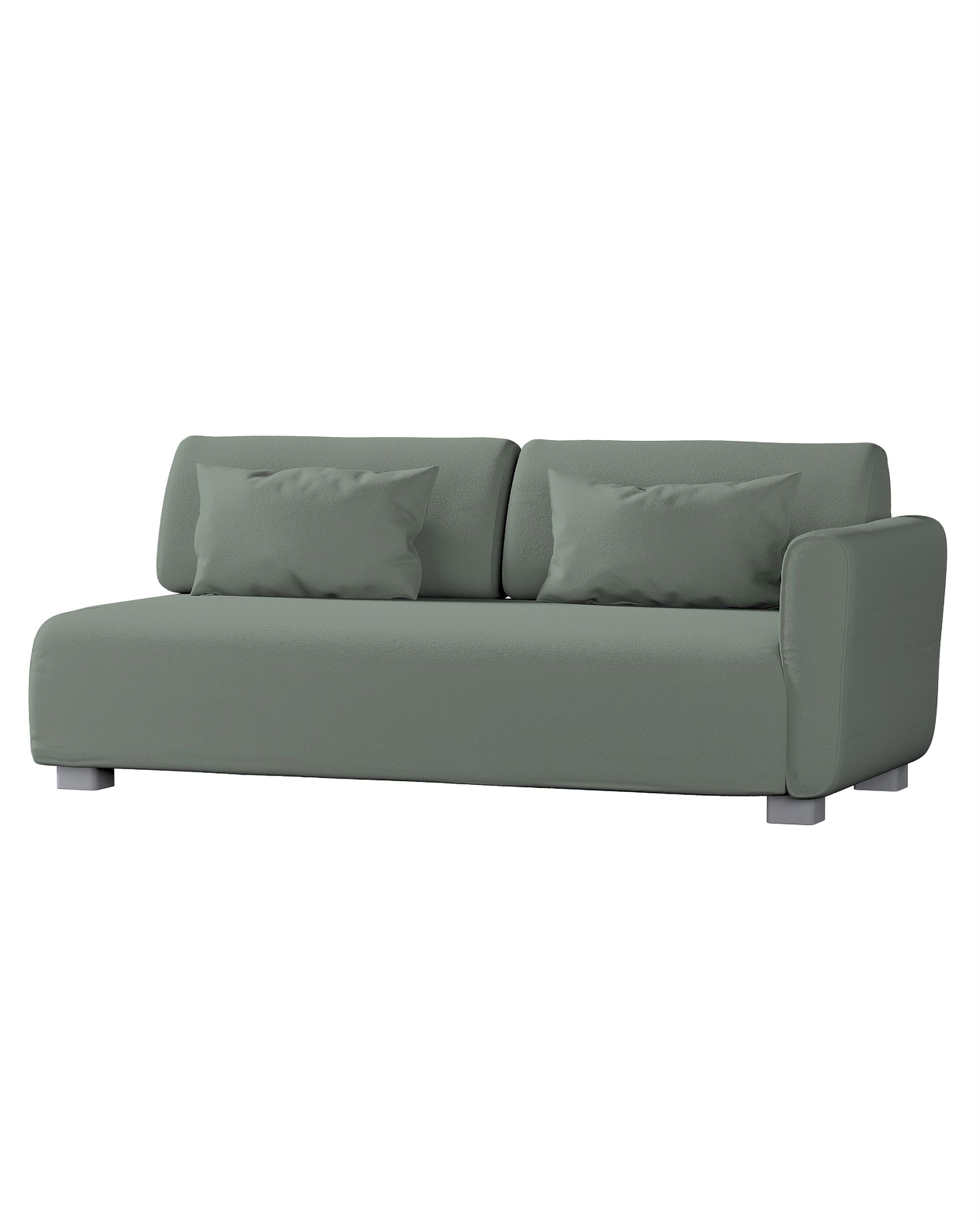 Husa canapea + cotiera Mysinge 2-locuri culoare verde Țesătură împletitură