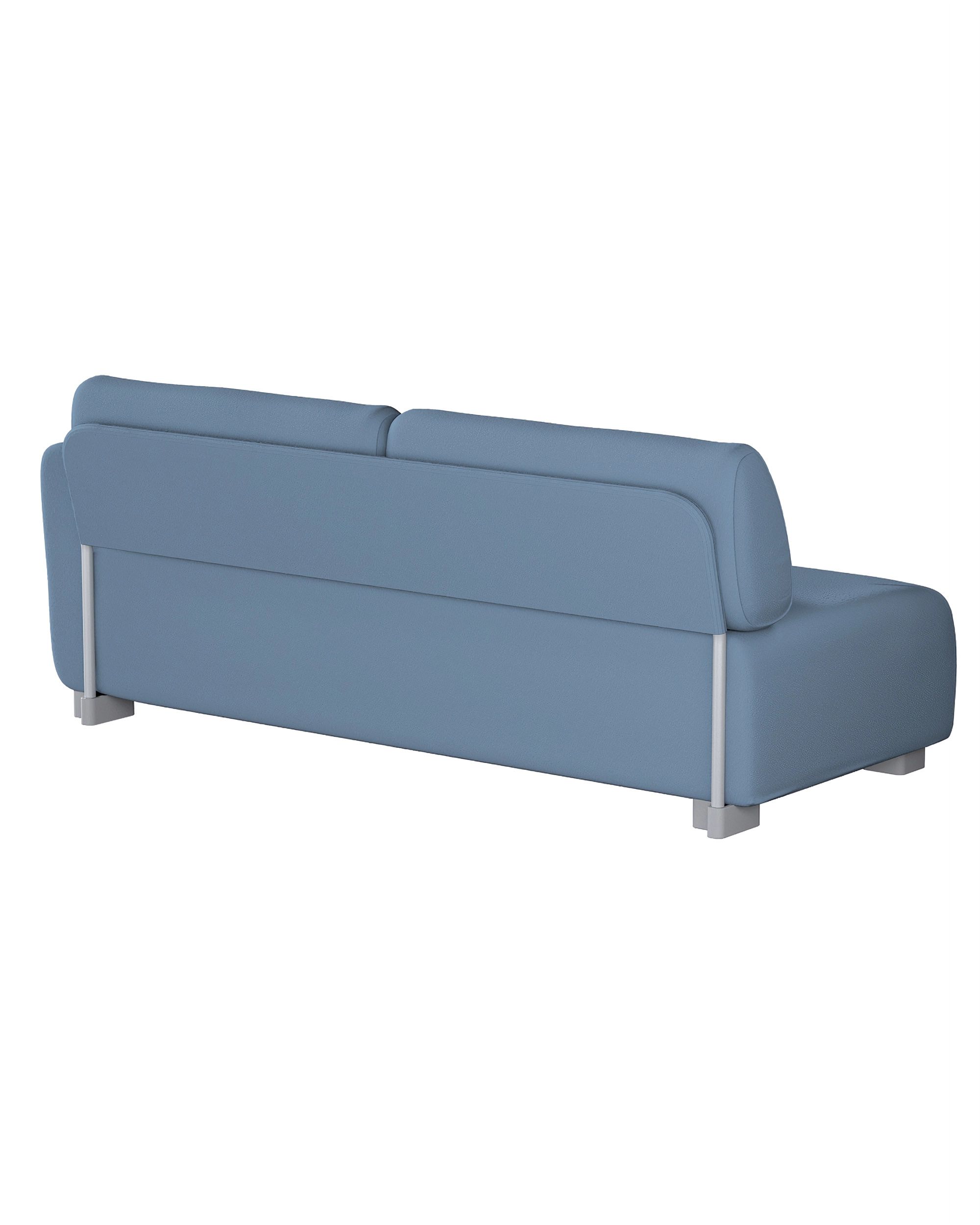 Husa canapea + cotiera Mysinge 2-locuri culoare albastru Țesătură împletitură (hover)