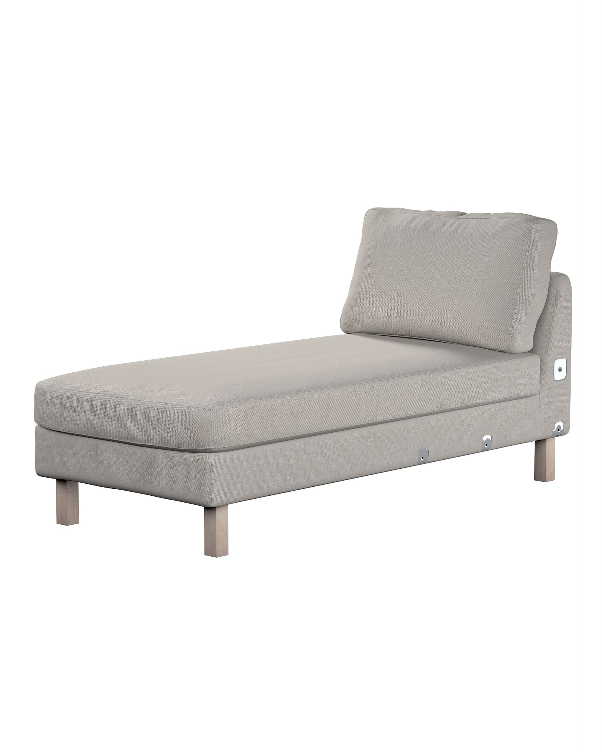 Husa extensie sezlong Karlstad culoare gri Țesătură împletitură