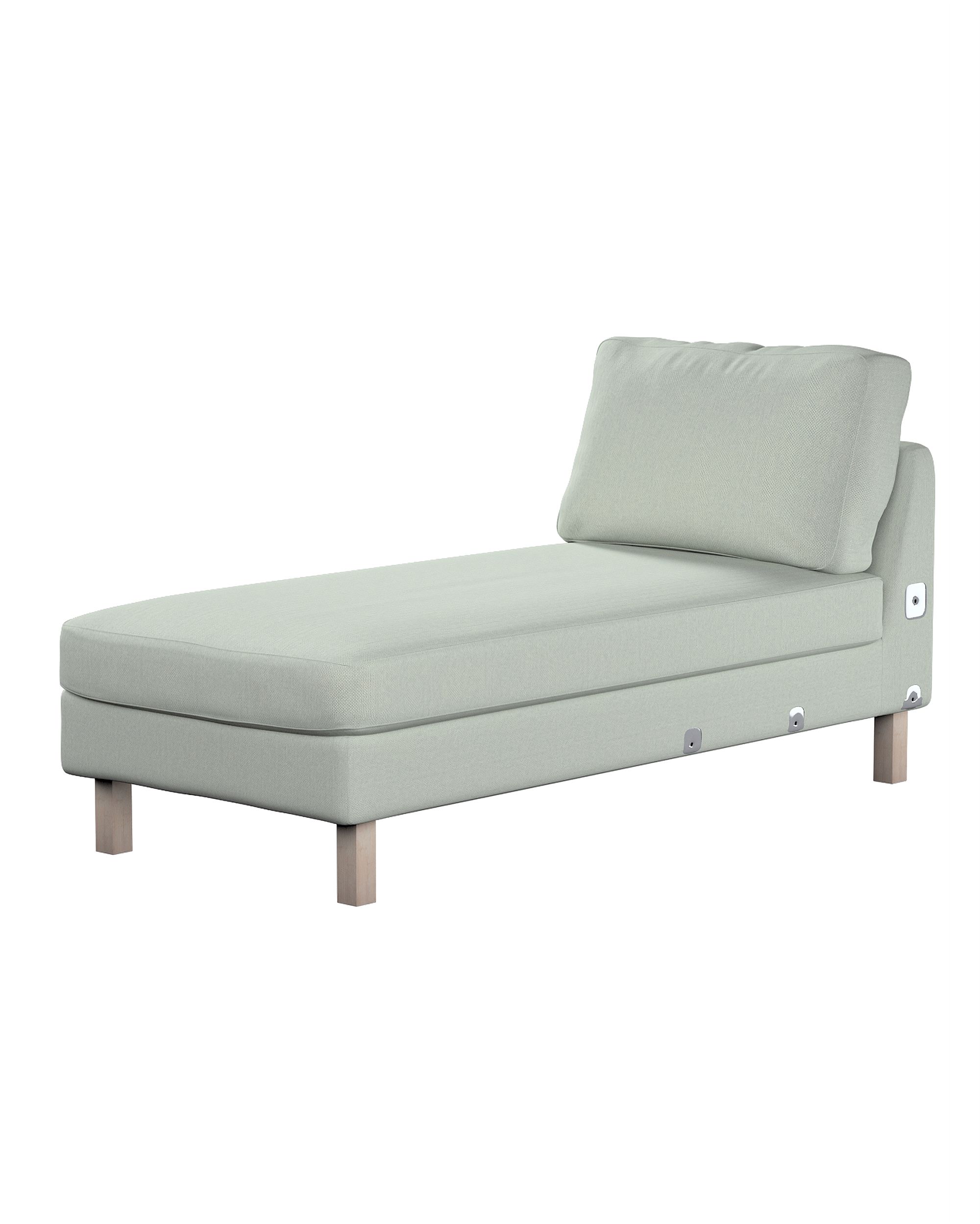 Husa extensie sezlong Karlstad culoare albastru Țesătură împletitură