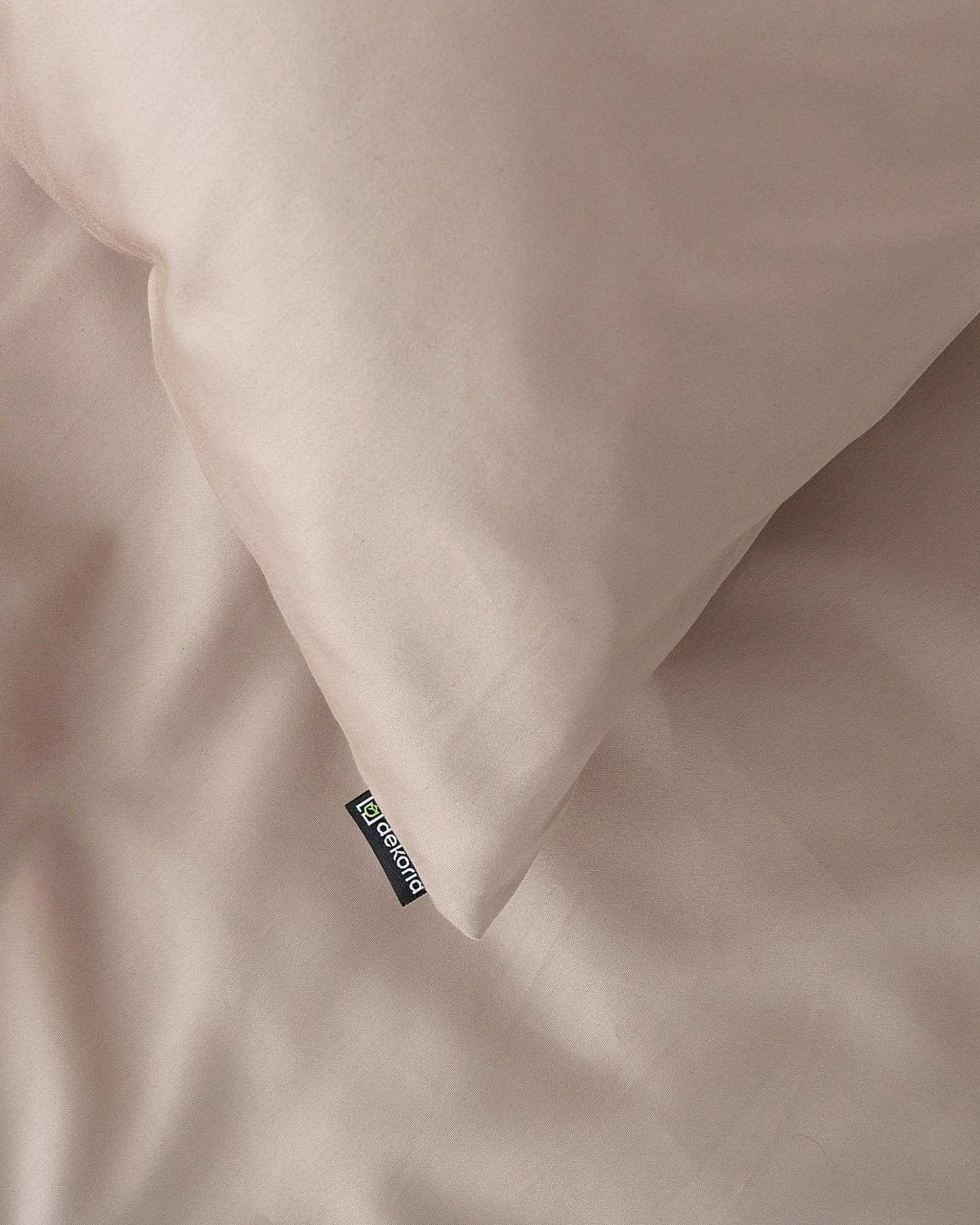Lenjerie de pat din satin de bumbac Rose beige 220x200 cm (hover)