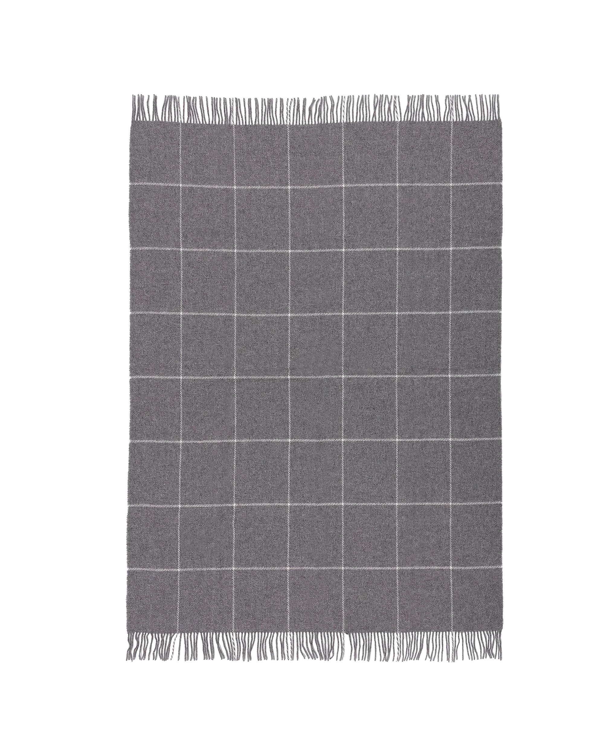 Pătură Zelandia 140x200 cm check grey