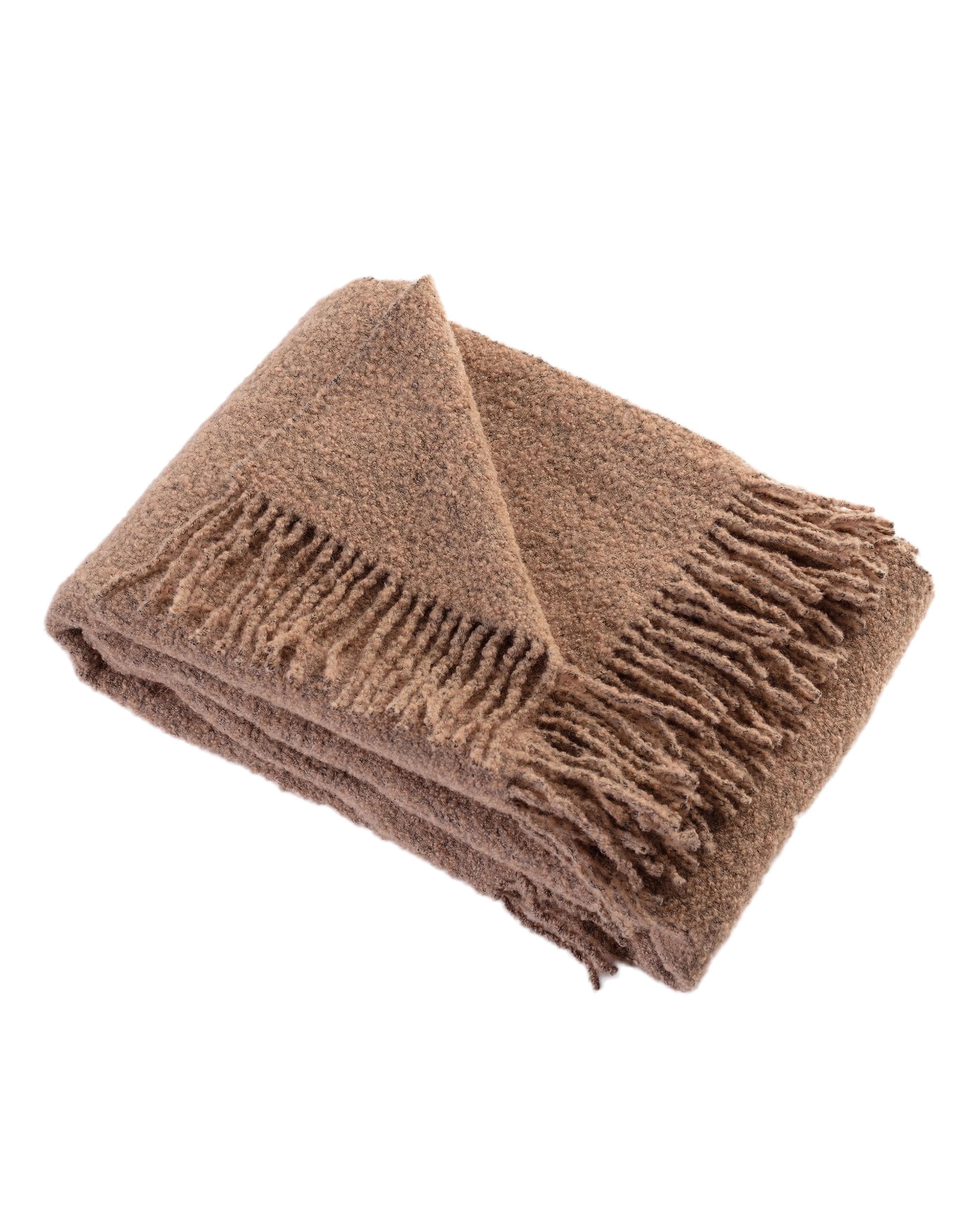 Pătură Boucle 140x200 cm camel