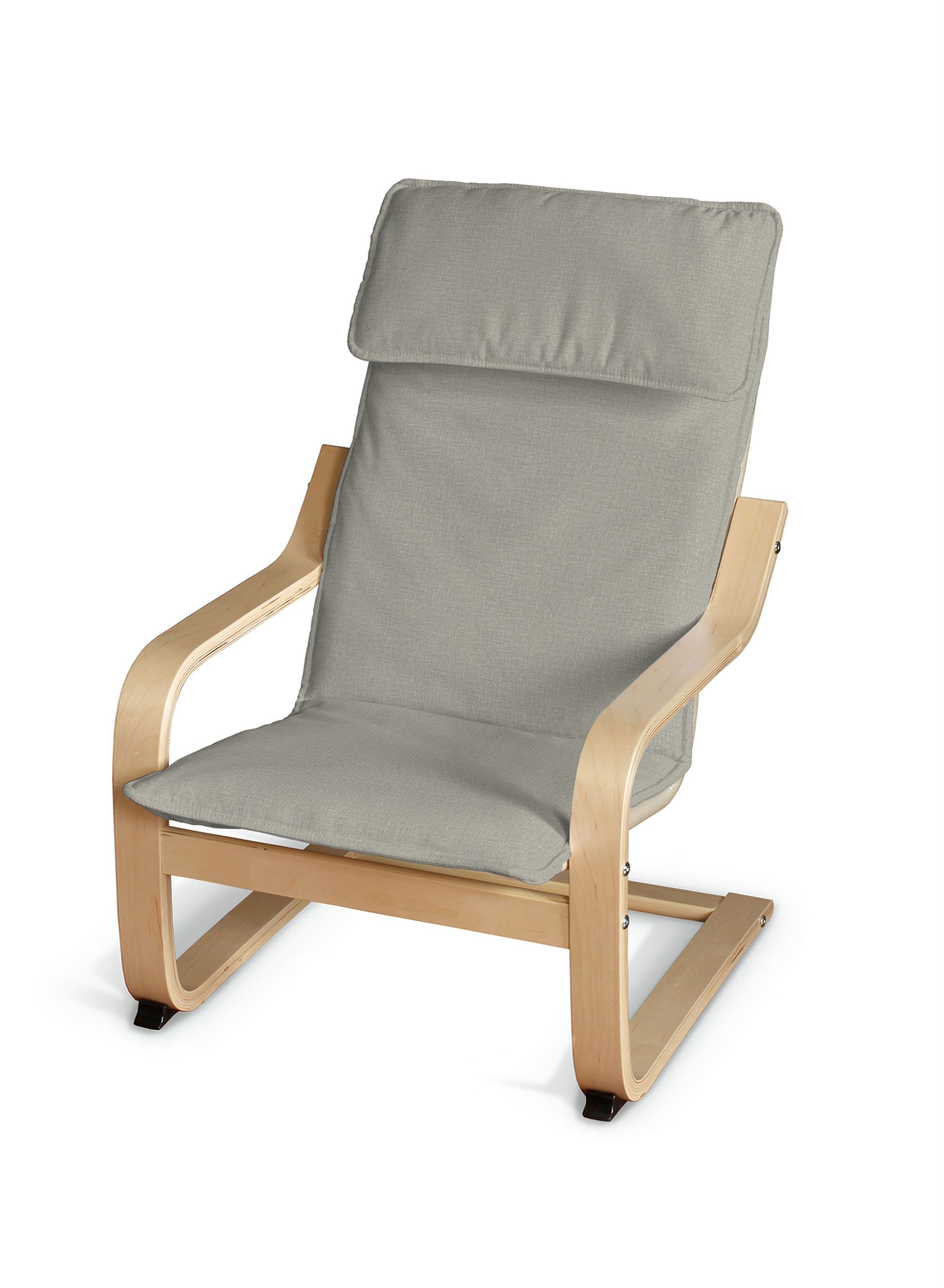 Perna pentru scaunul copilului Poäng culoare verde Țesătură catifea