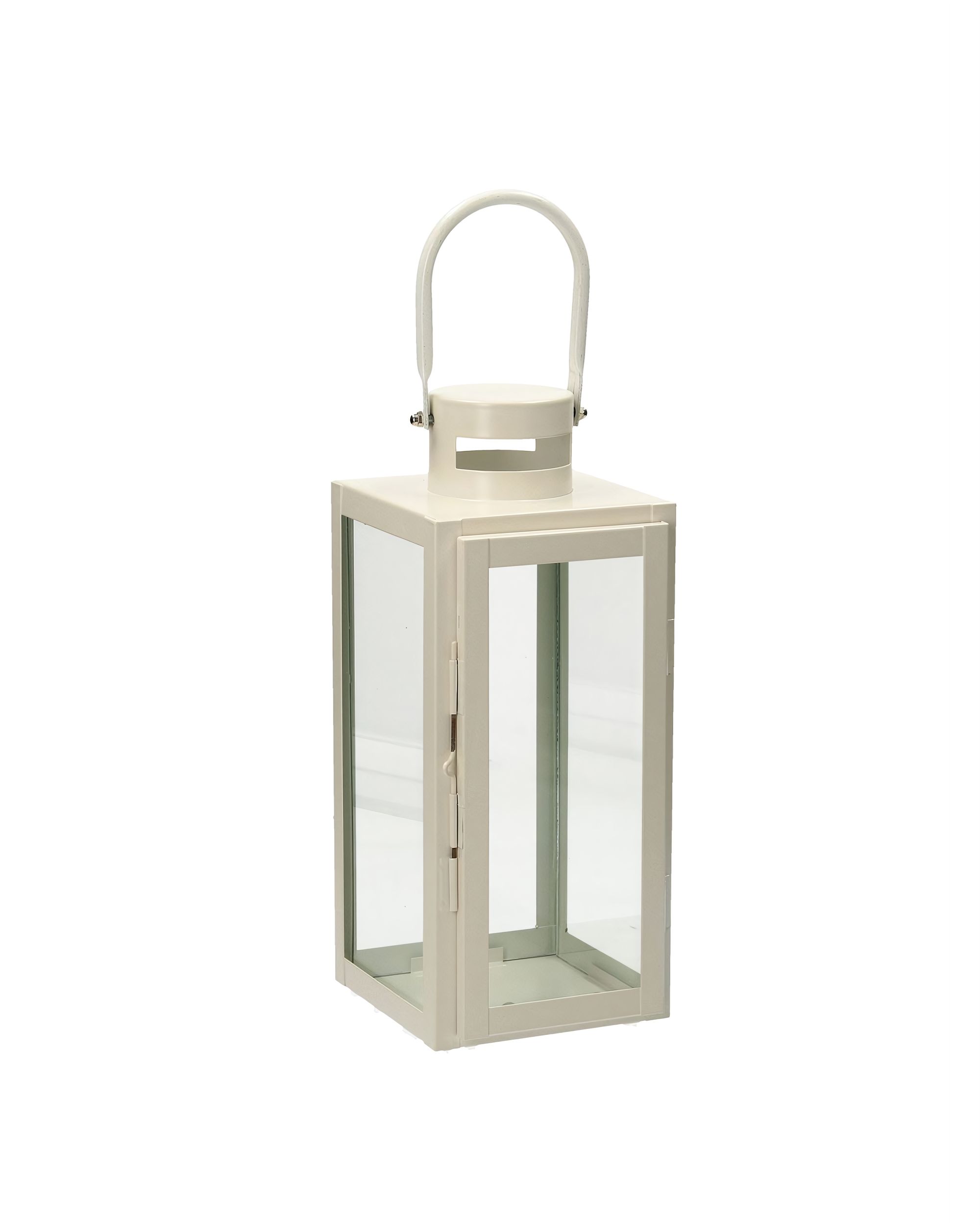 Lanterna metalică Elegance White 40 cm