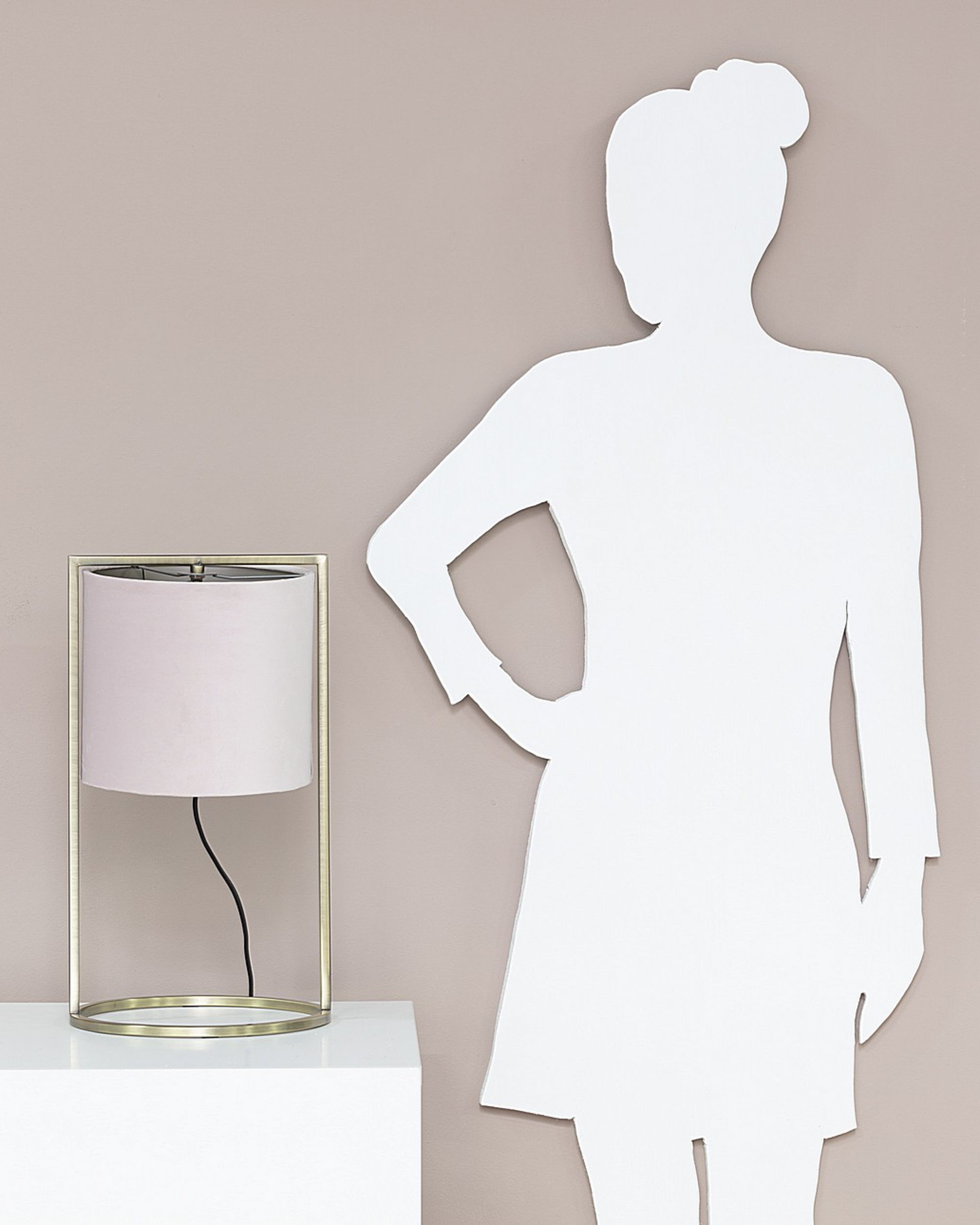 Lampă de masă Santos Light Pink 45 cm (hover)