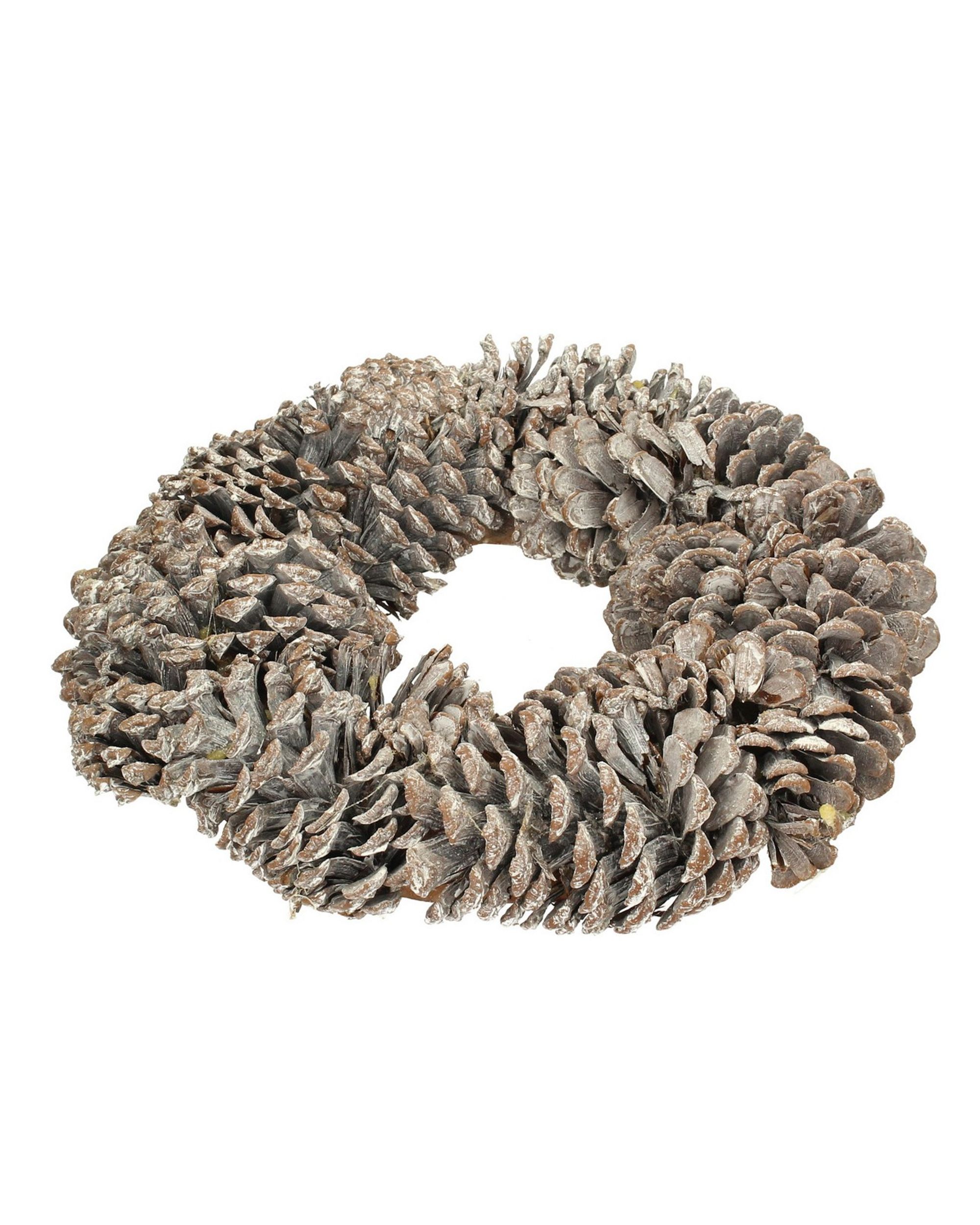 Decoratiune coronita con de iarnă ⌀30cm naturală (hover)