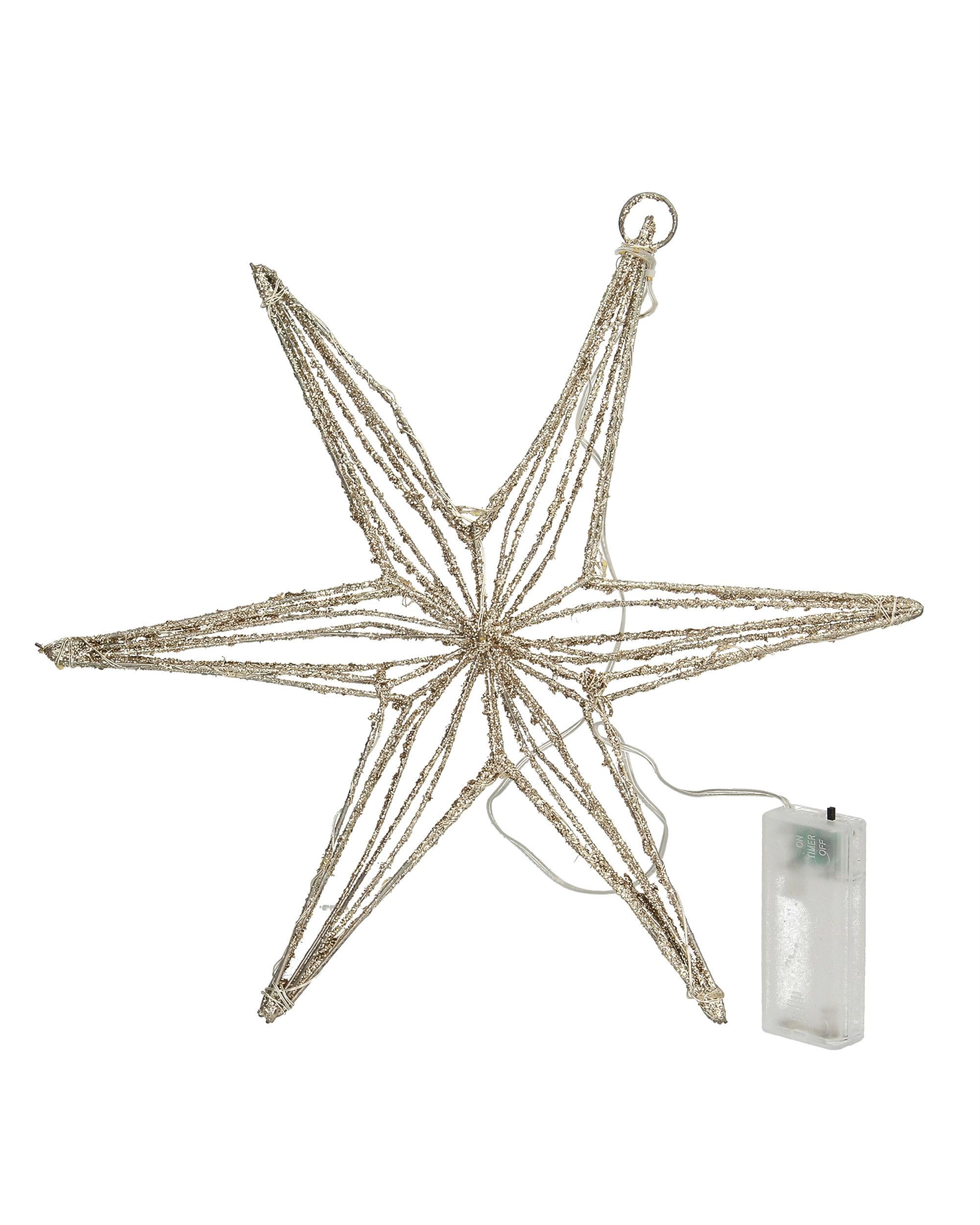Stea LED Glitter Star 30 cm