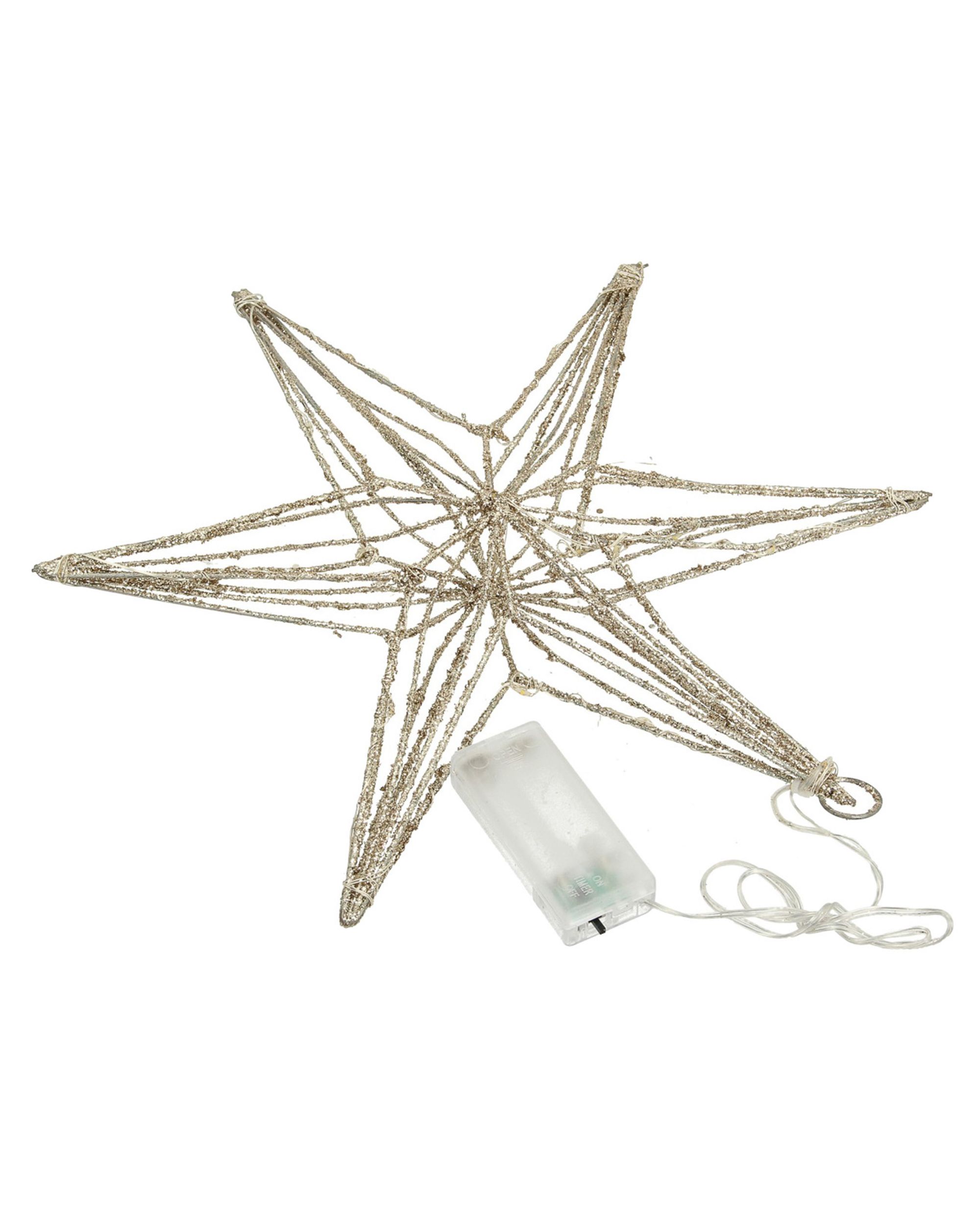 Stea LED Glitter Star 30 cm (hover)