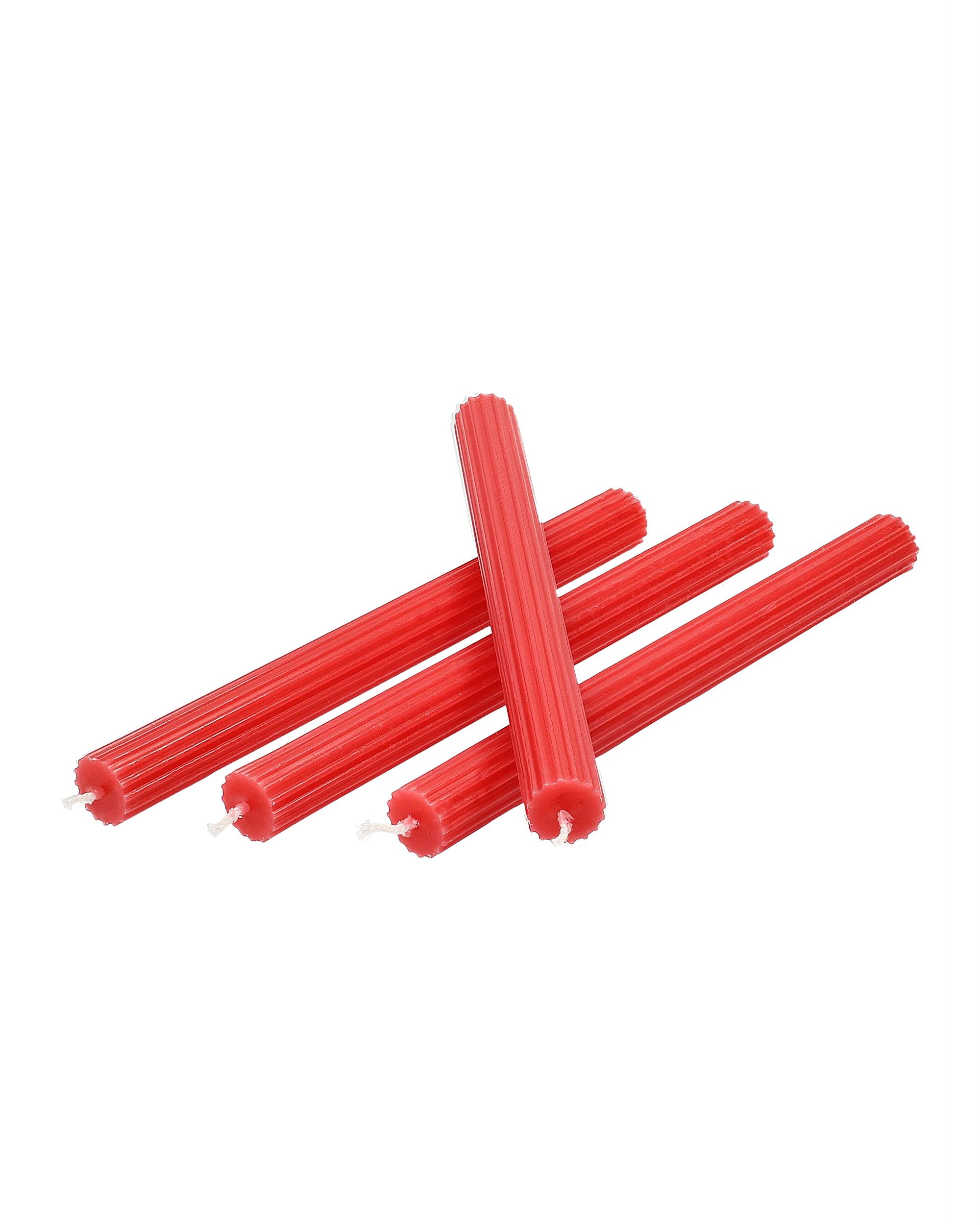 Set de lumânări cu fitil Classic Red 2x25 cm (hover)