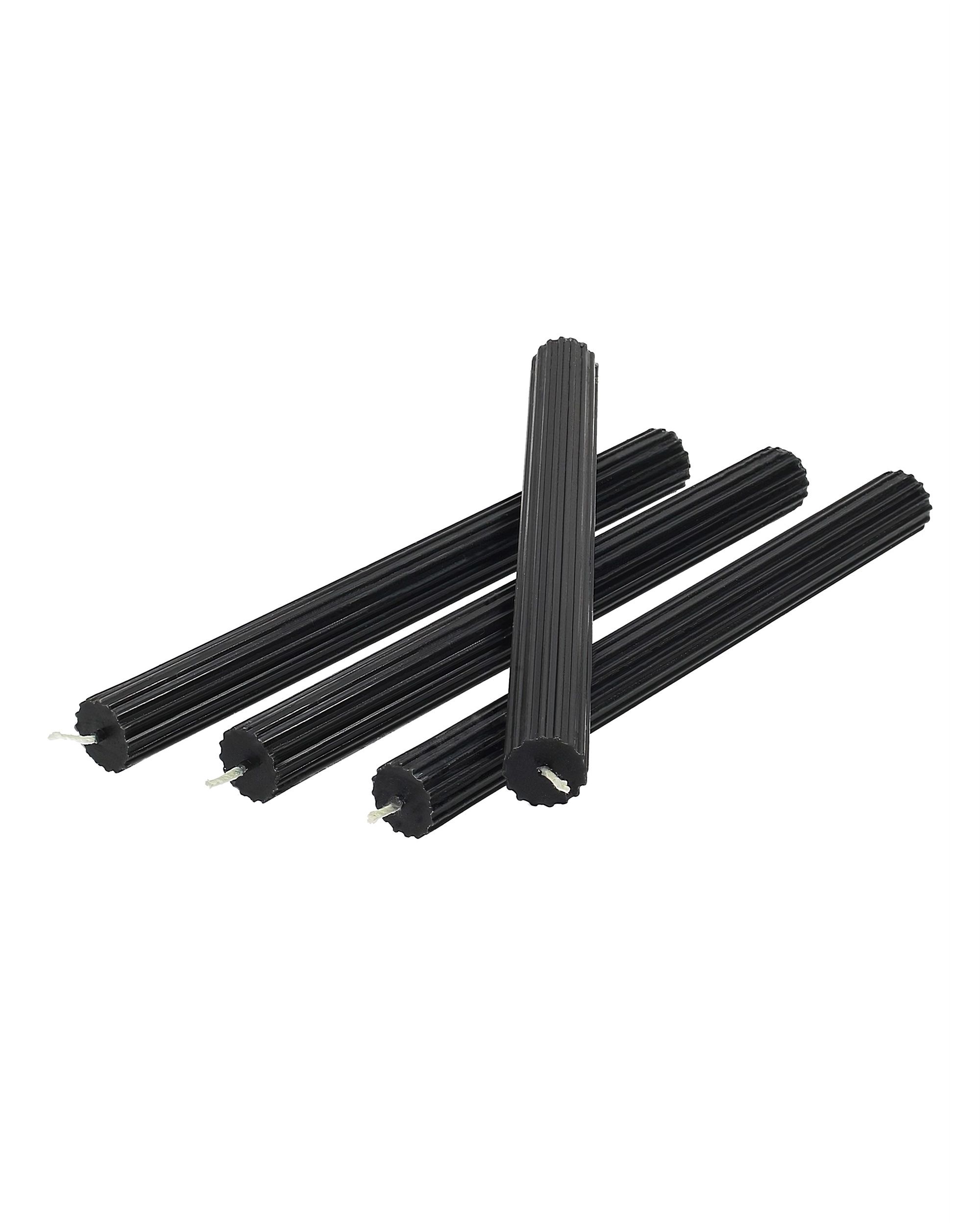 Set de lumânări cu fitil Noir 2x25 cm (hover)