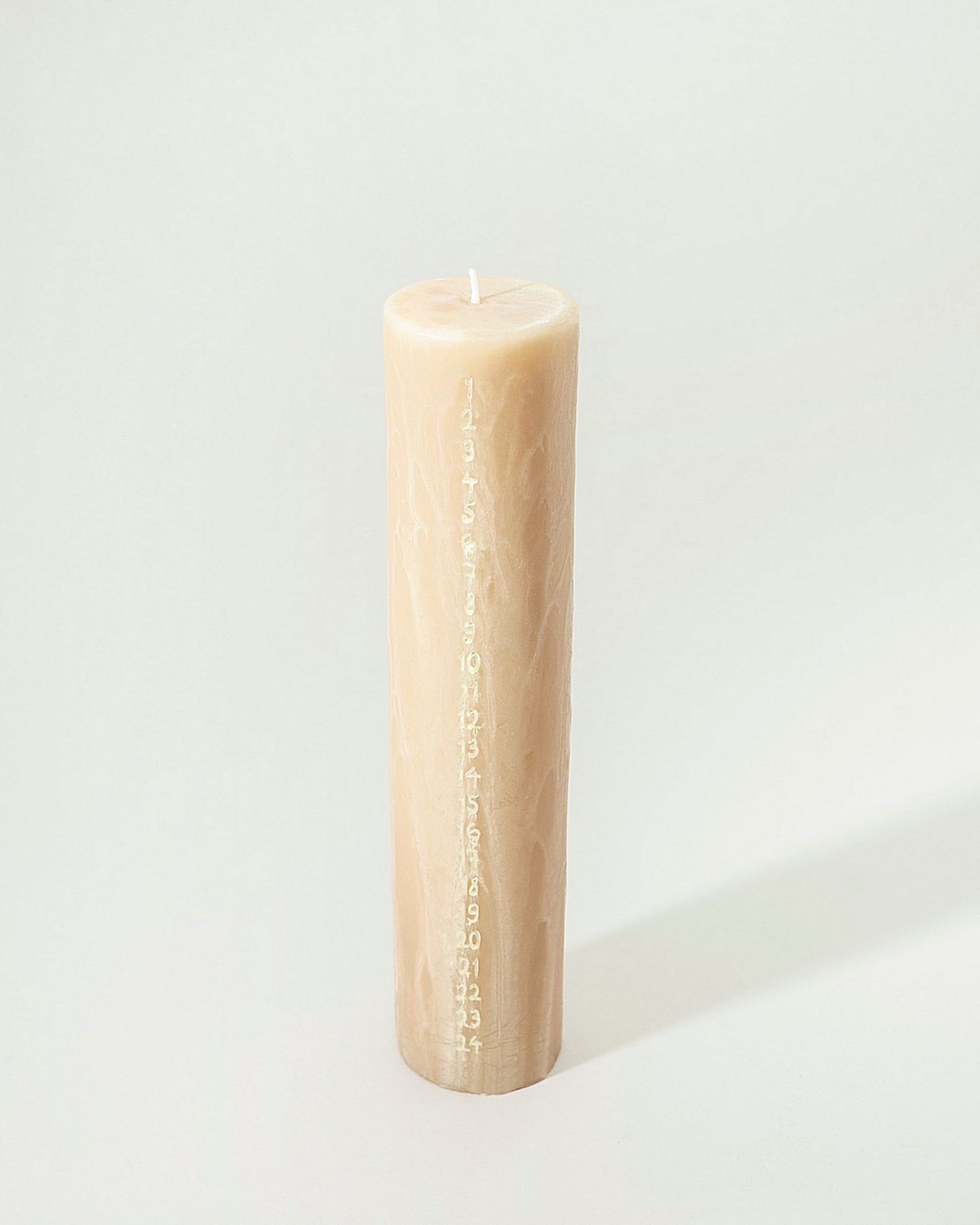 Lumânare bej de Advent 25 cm